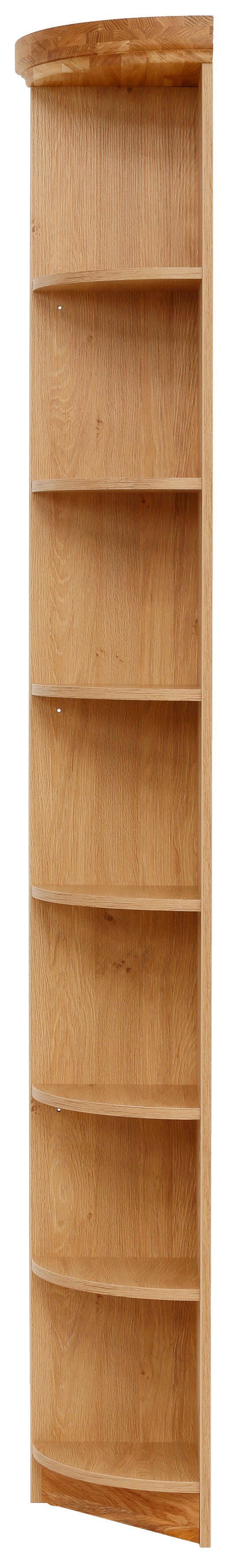 OTTO home Anbauregal Soeren Abschlussregal mit Eiche-Elementen Höhe 220 cm, Regal Höhe 220 cm, passend für Tiefe 29 cm, FSC®-zertifiziert