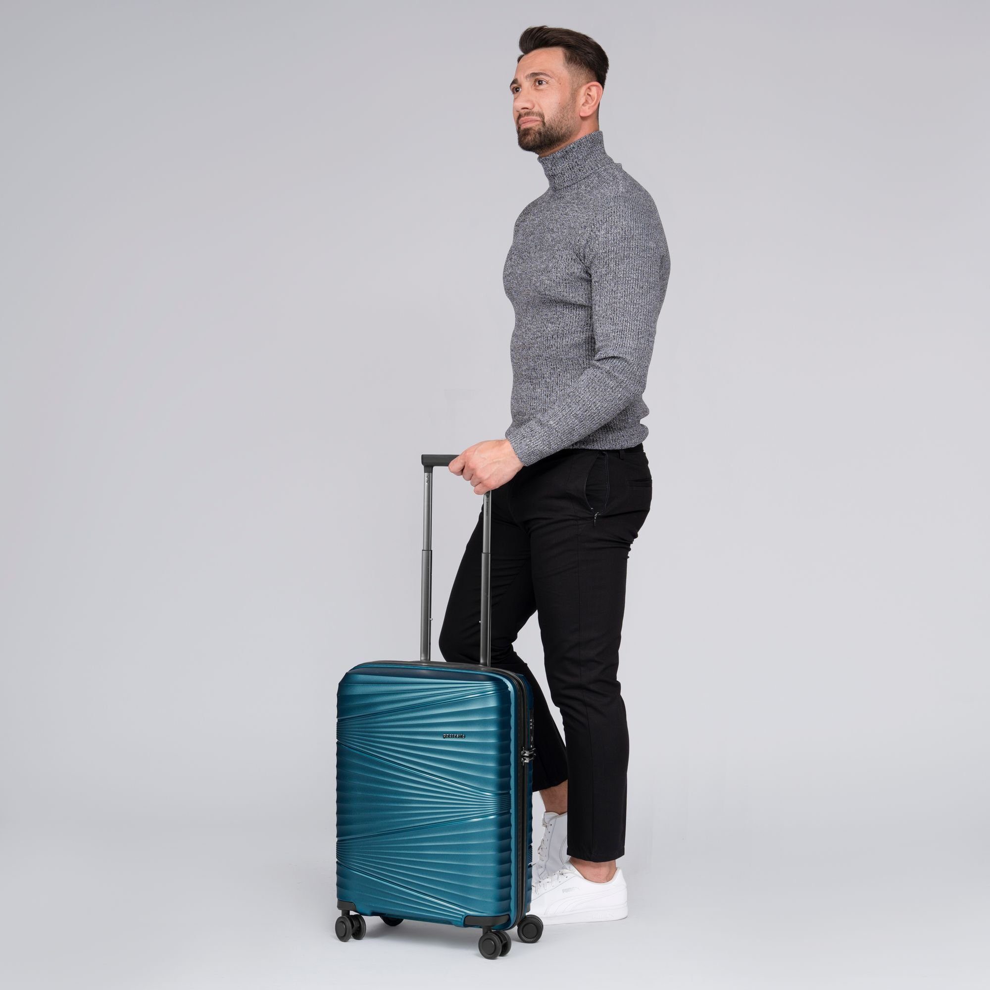 Pactastic Handgepäck-Trolley Collection 02, 4 Rollen, Polypropylen günstig online kaufen