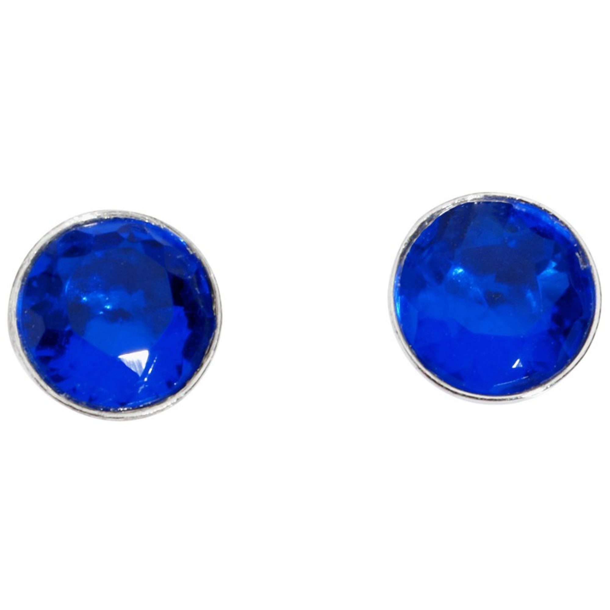 Miamar Paar Ohrstecker SMO26, Miamar SMO26 Damen Silber Ohrstecker Blau