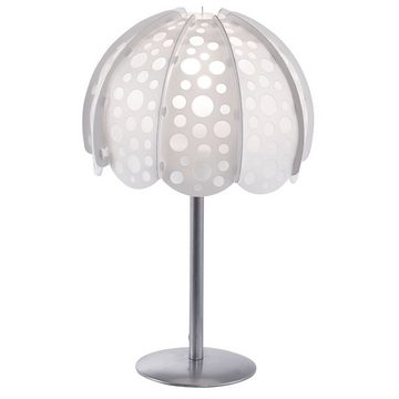 etc-shop LED Tischleuchte, Leuchtmittel inklusive, Warmweiß, Tisch Lampe Wohnraum Lese Beistell Leuchte Textil Schirm im