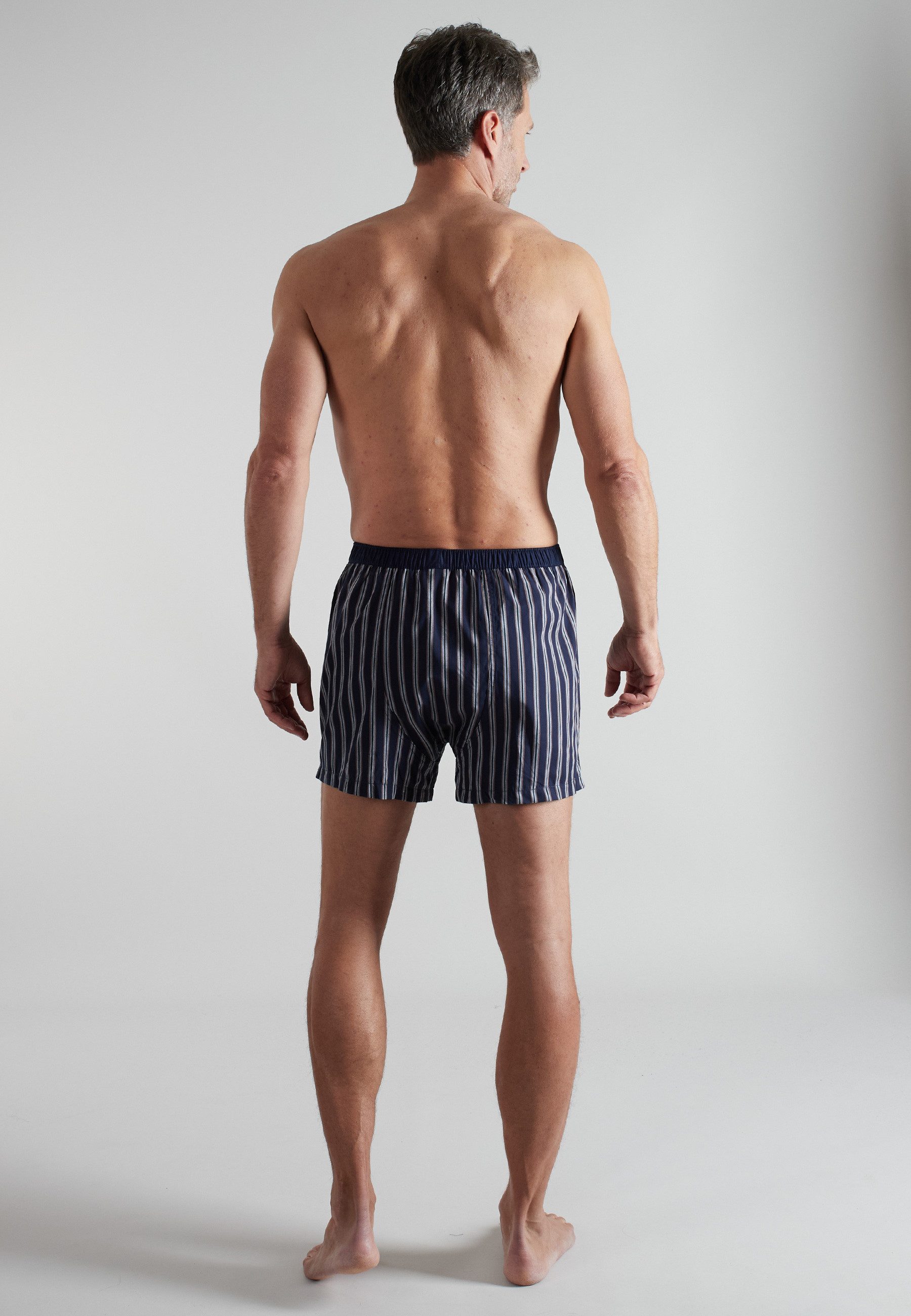 bugatti Boxershorts BUGATTI Herren Boxershort blau bedruckt 2er Pack (2-St)
