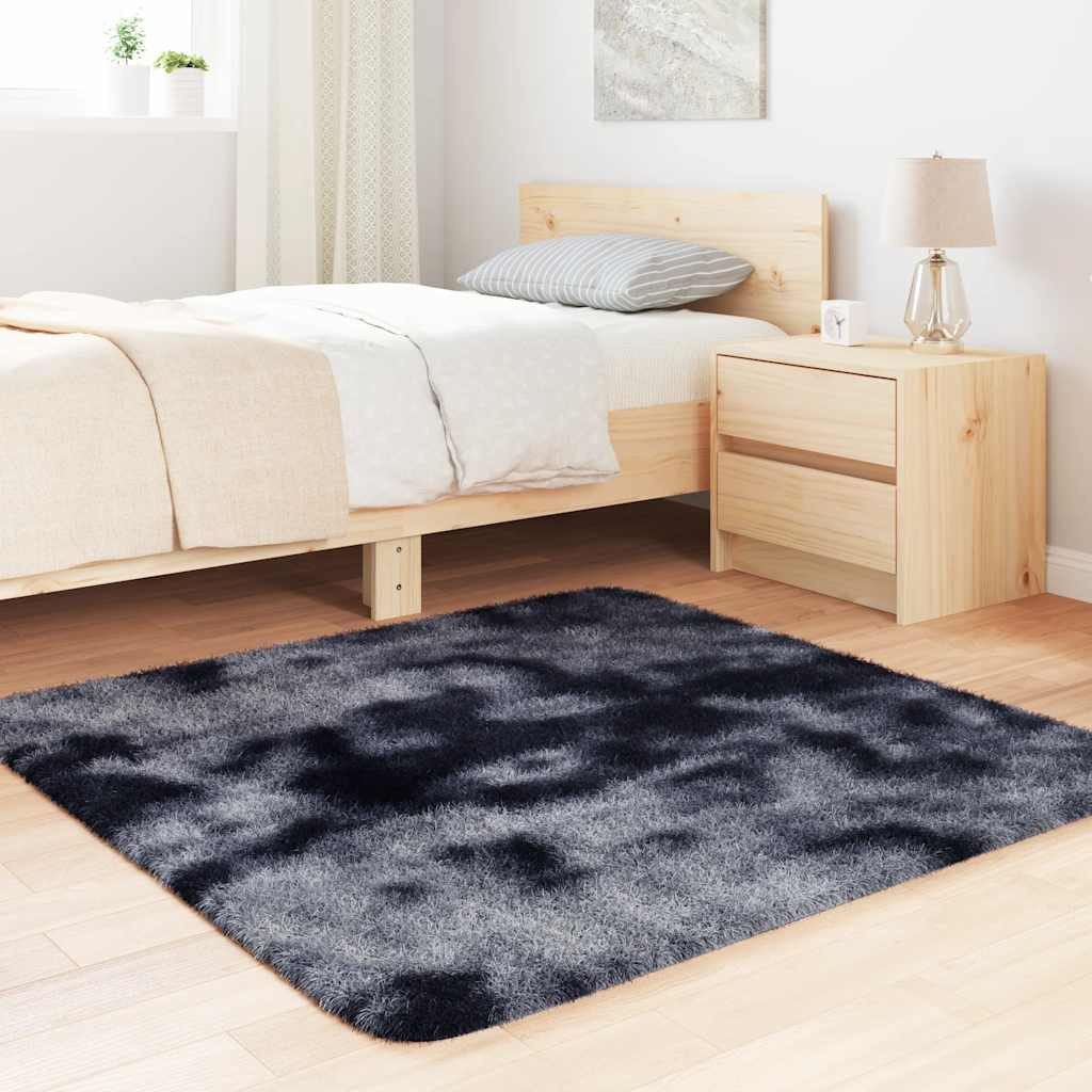 vidaXL Teppich Teppich Shaggy Hochflor NAVARRA Dunkelgrau 120x120 cm Polyes günstig online kaufen