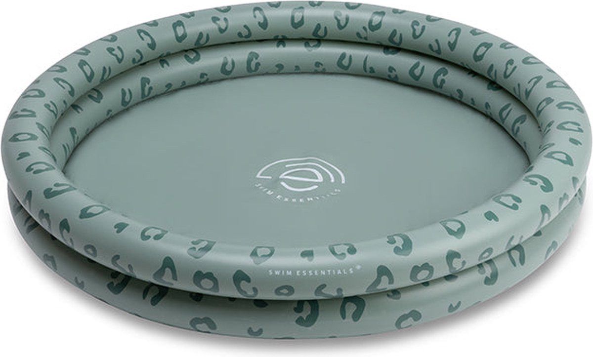 Swim Essentials Pool Swimming Pool 100 cm Grün Leopard 100 x 20 cm, Swimmingpool Planschbecken