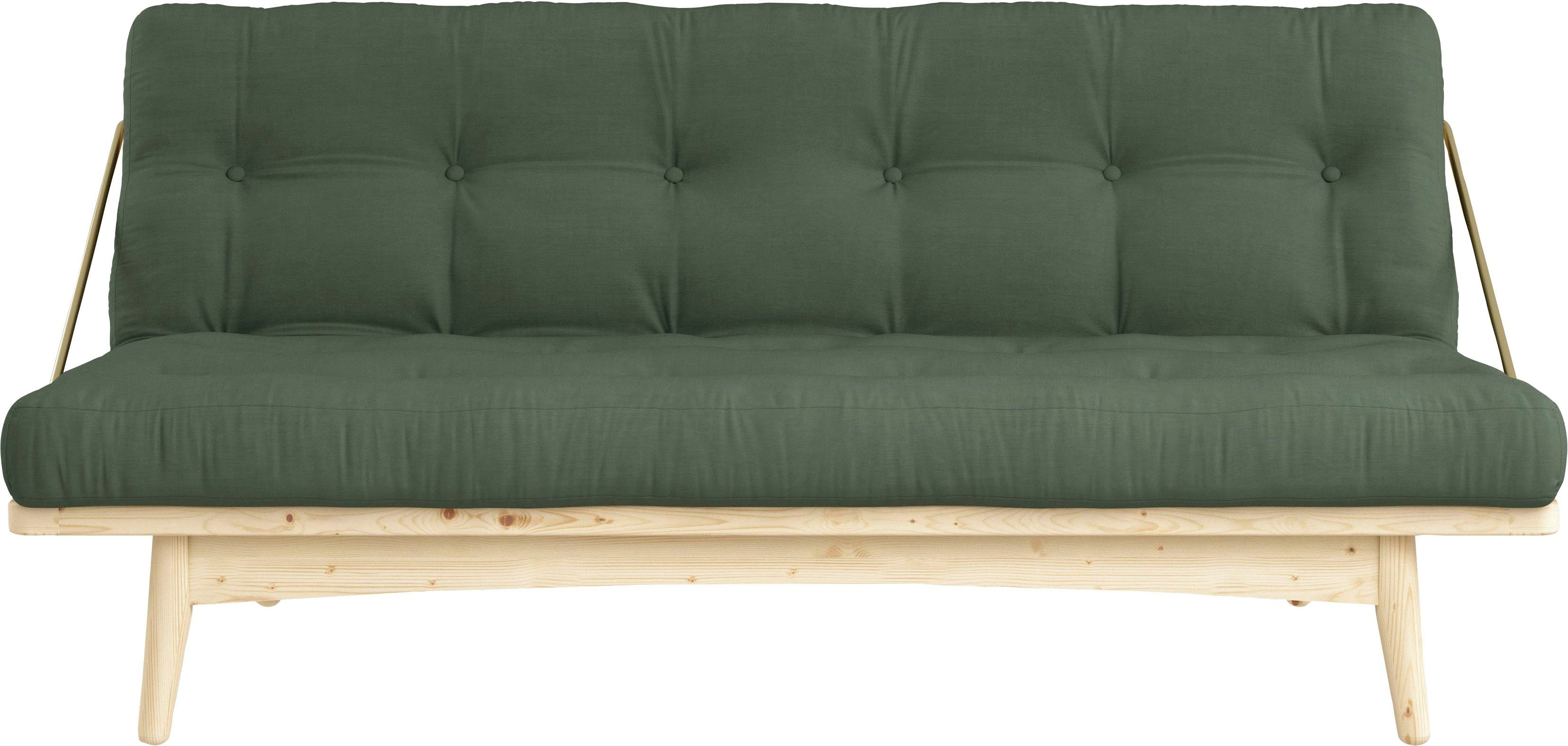 Karup Design Schlafsofa Folk, aus massiven Kiefernholz, inkl. Futonmatratze