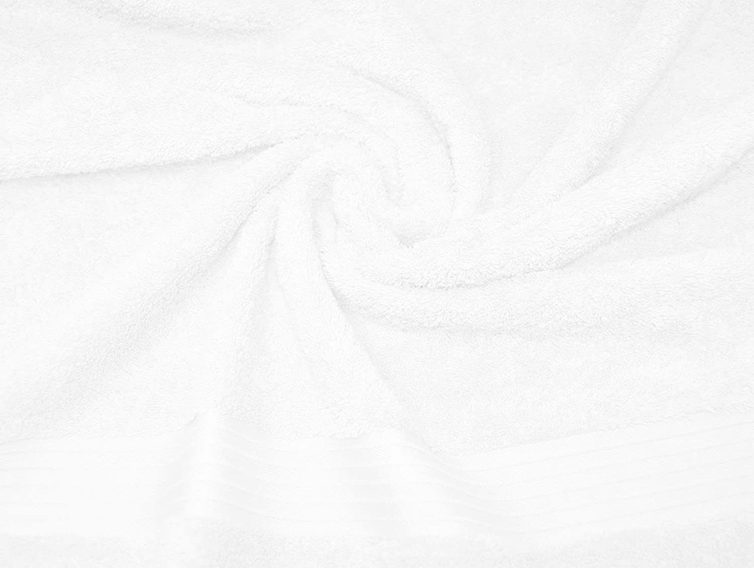 Badehandtuch Linz, (1-St), Handtuch Flauschiges weiß Frottee 100x150 cm Lashuma