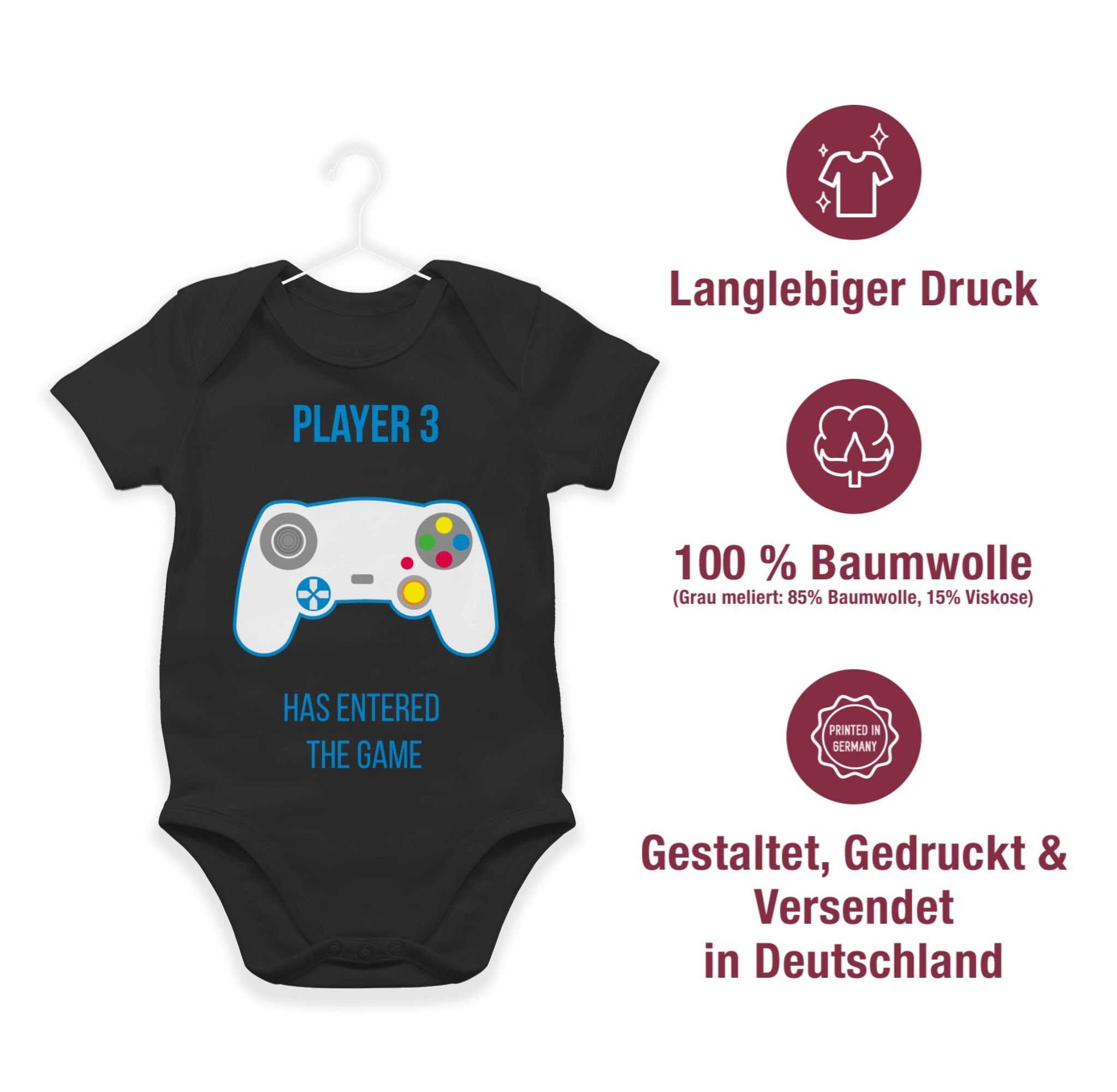 Controller Trends entered Shirtbody 1 3 Schwarz Baby Player Shirtracer Aktuelle weiß the has game