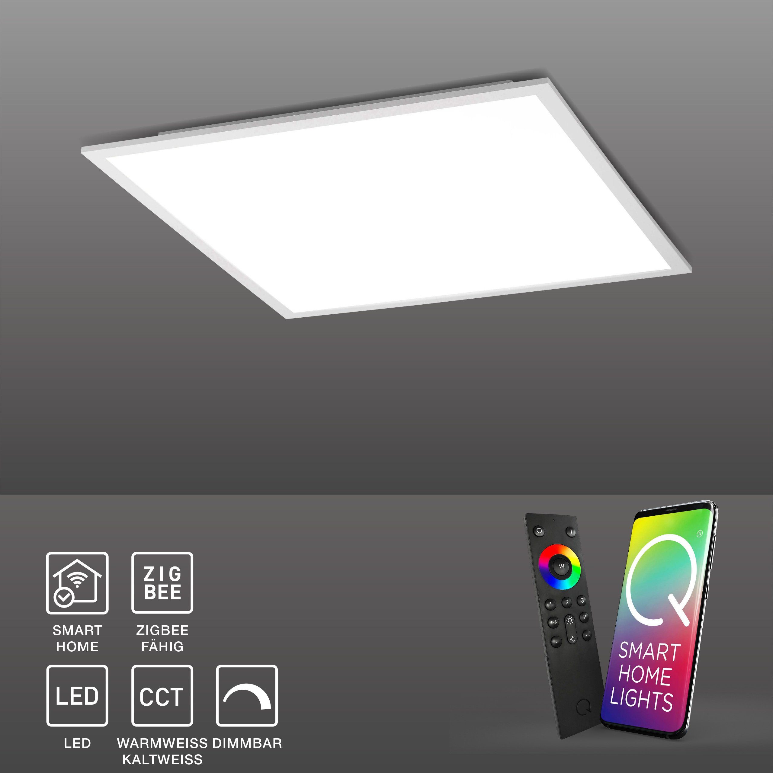Paul Neuhaus Smarte LED-Leuchte »Q - FLAG 45x45cm CCT«, dimmbar, warmweiß -  kaltweiß per Fernbedienung online kaufen | OTTO