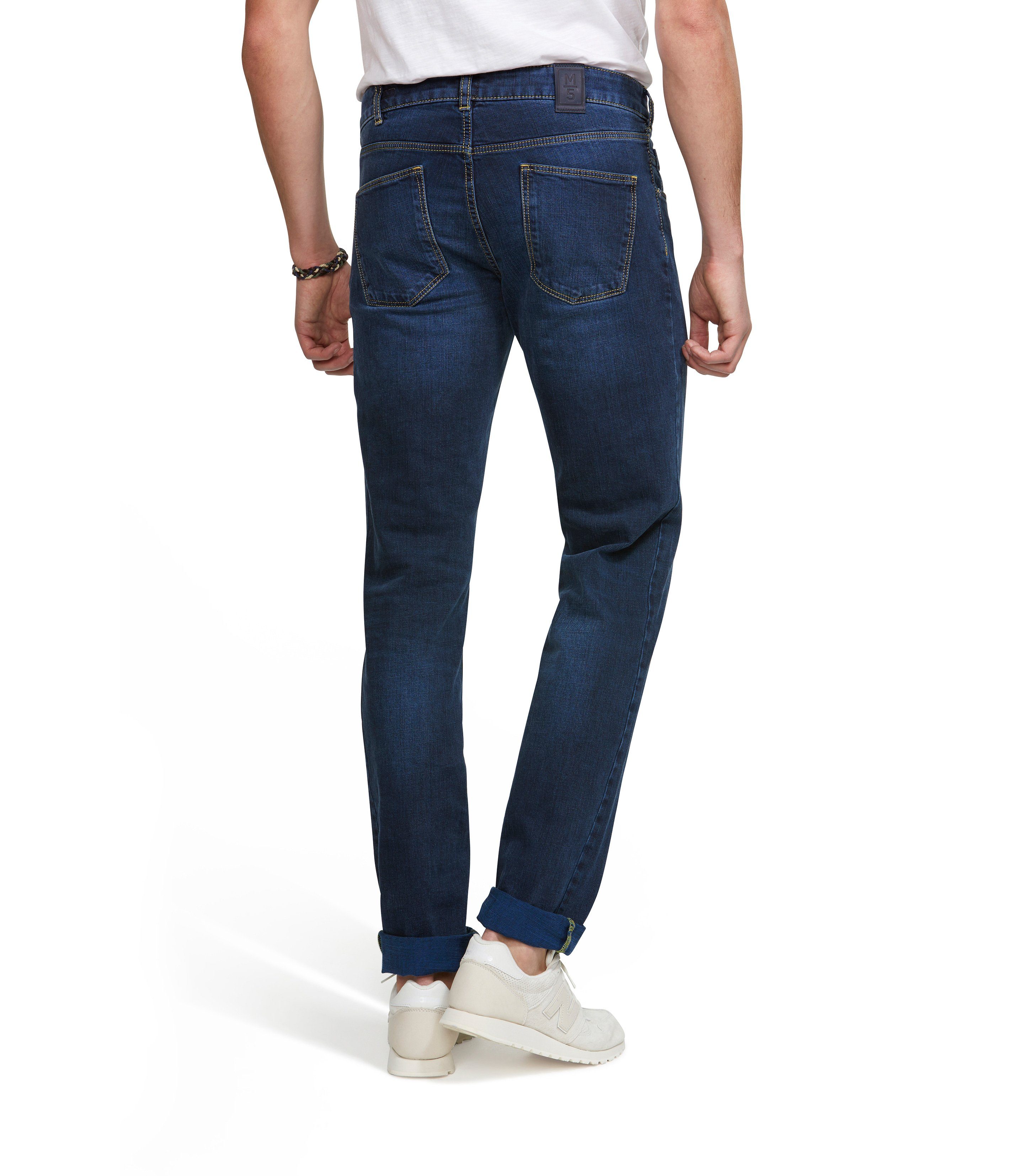 MEYER 5-Pocket-Jeans MEYER M5 SLIM marine 361-9-6207.18 günstig online kaufen