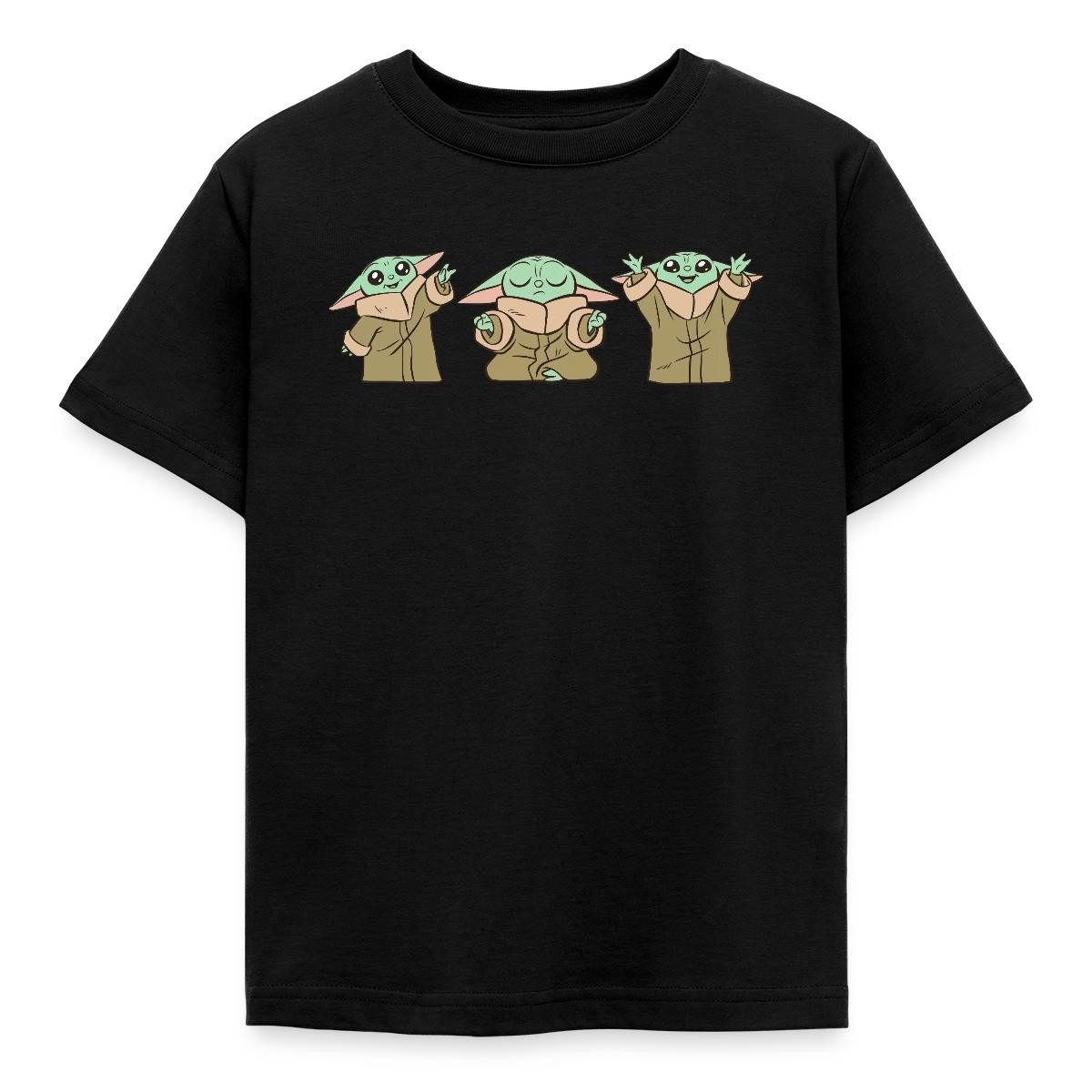 T-Shirt Star Wars: Mandalorian Grogu Posen Kinder T-Shirt