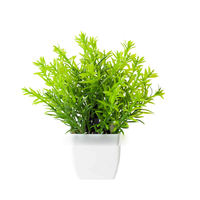 Kunstpflanze 1 Stücke Klein Künstliche Pflanzen im Tofp,für Tisch Regal Badezimmer, Caterize