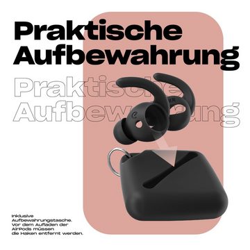 KeyBudz EarBuddyz Ultra Ohrhaken für Apple AirPods Ohrpolster (Verbesserter Halt für Apple AirPods Gen. 1 und 2)