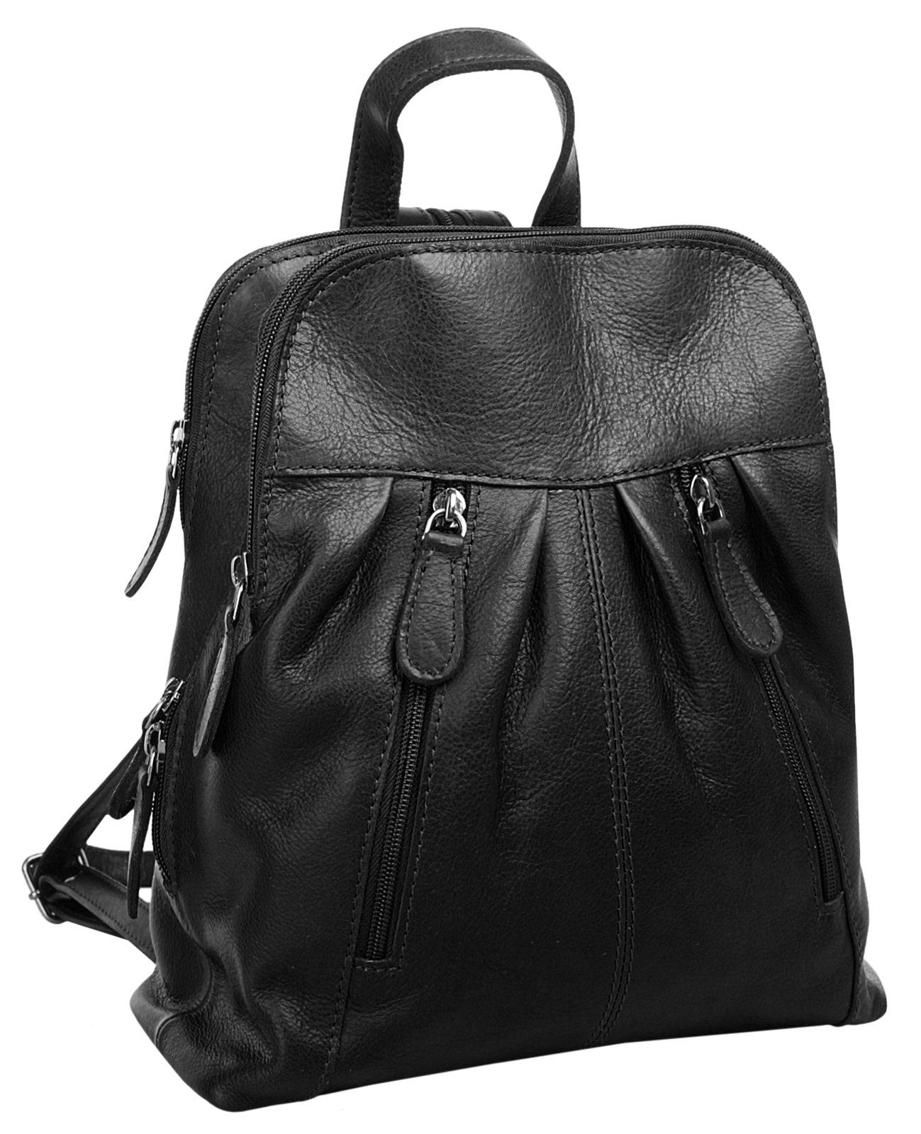 Cluty Cityrucksack, echt Leder günstig online kaufen