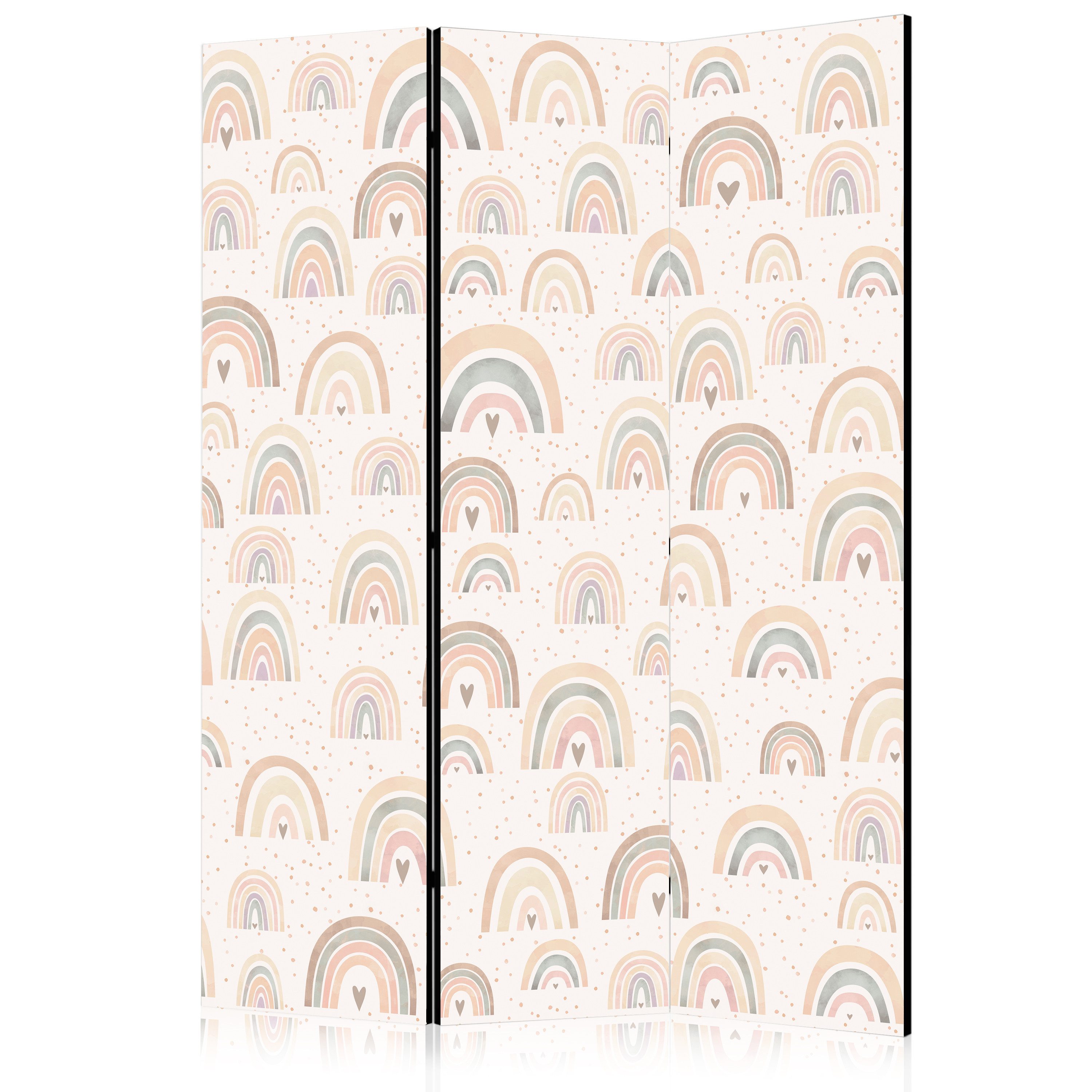 Muralo Paravent 3-teilig Raumteiler klappbar Sterne im Boho-Stil (Packung, 1 St., 135x172 cm), 3 Varianten, Für das Wohnzimmer, das Schlafzimmer