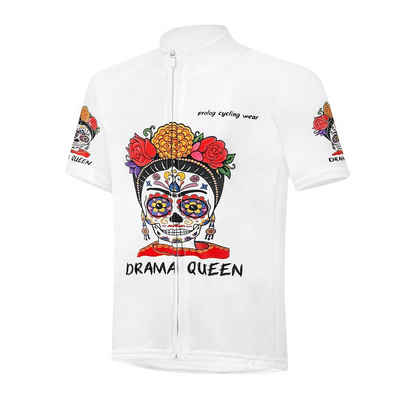 prolog cycling wear Radtrikot Kinder Fahrradtrikot für Mädchen "Drama Queen" mit kurzem Arm