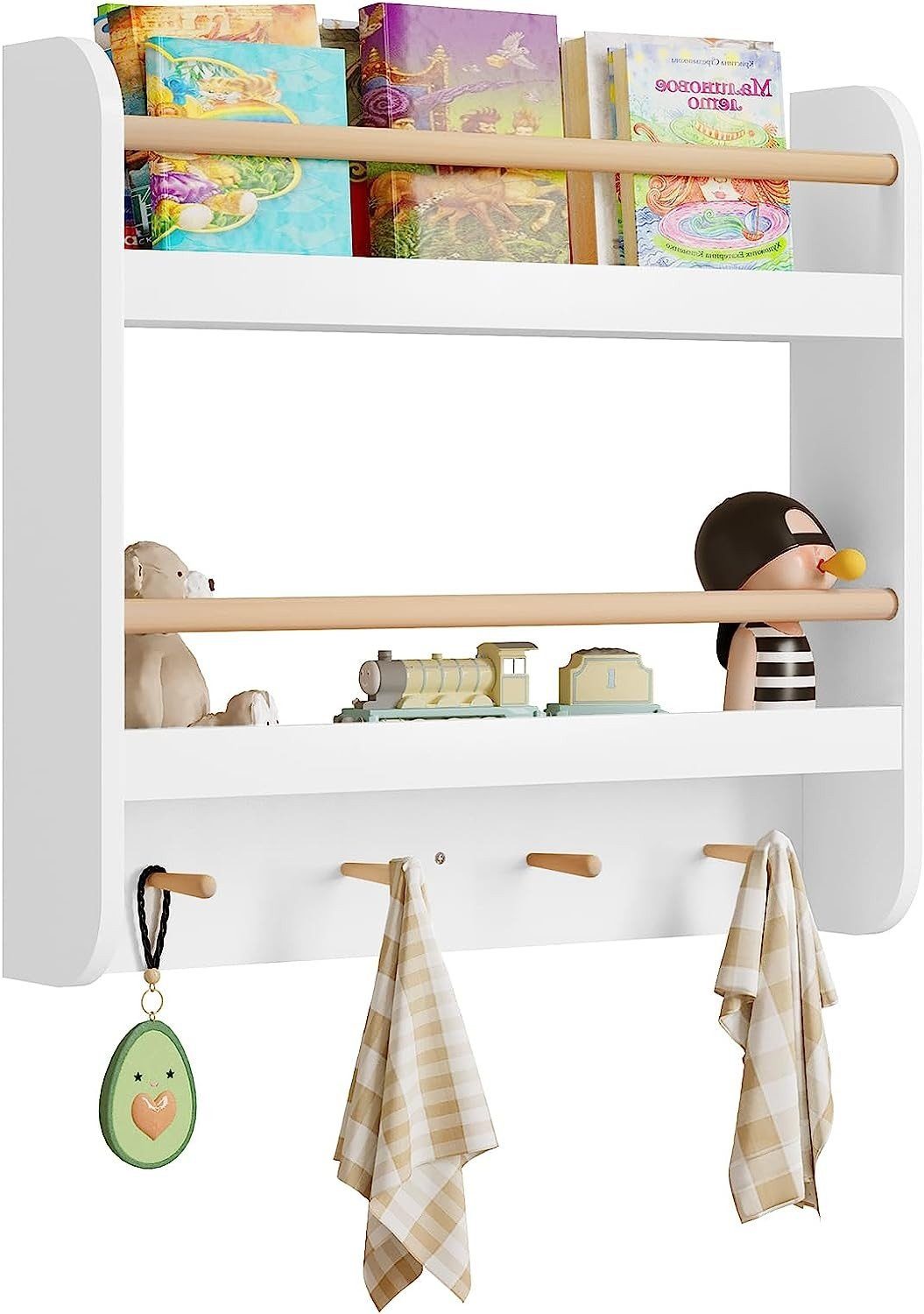 Woltu Kinderregal, 1-tlg., Bücherregal Wandregal mit günstig online kaufen