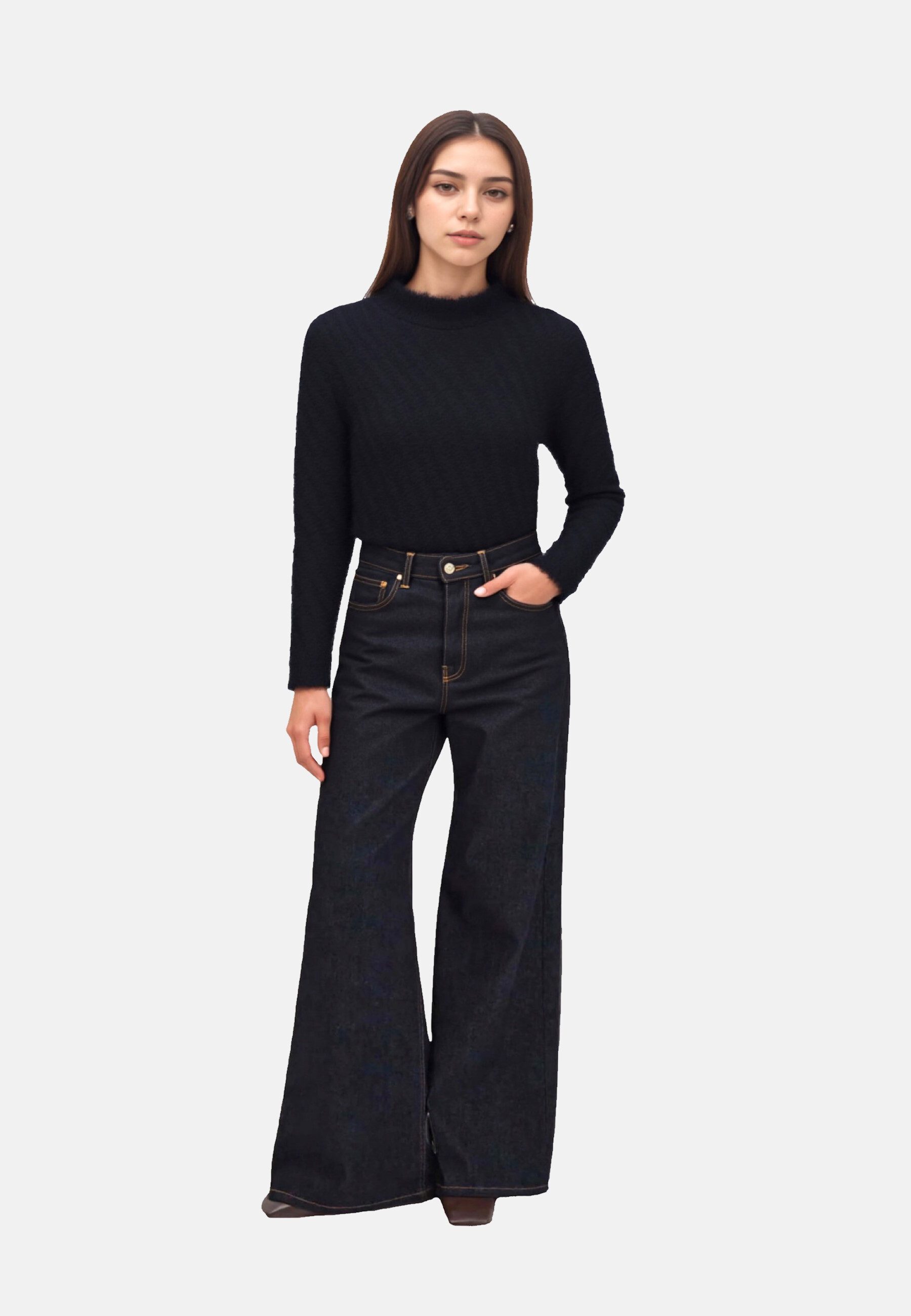 Key Largo Strickpullover Pullover ETERNITY Strickpullover Steh-Kragen (1-tlg)