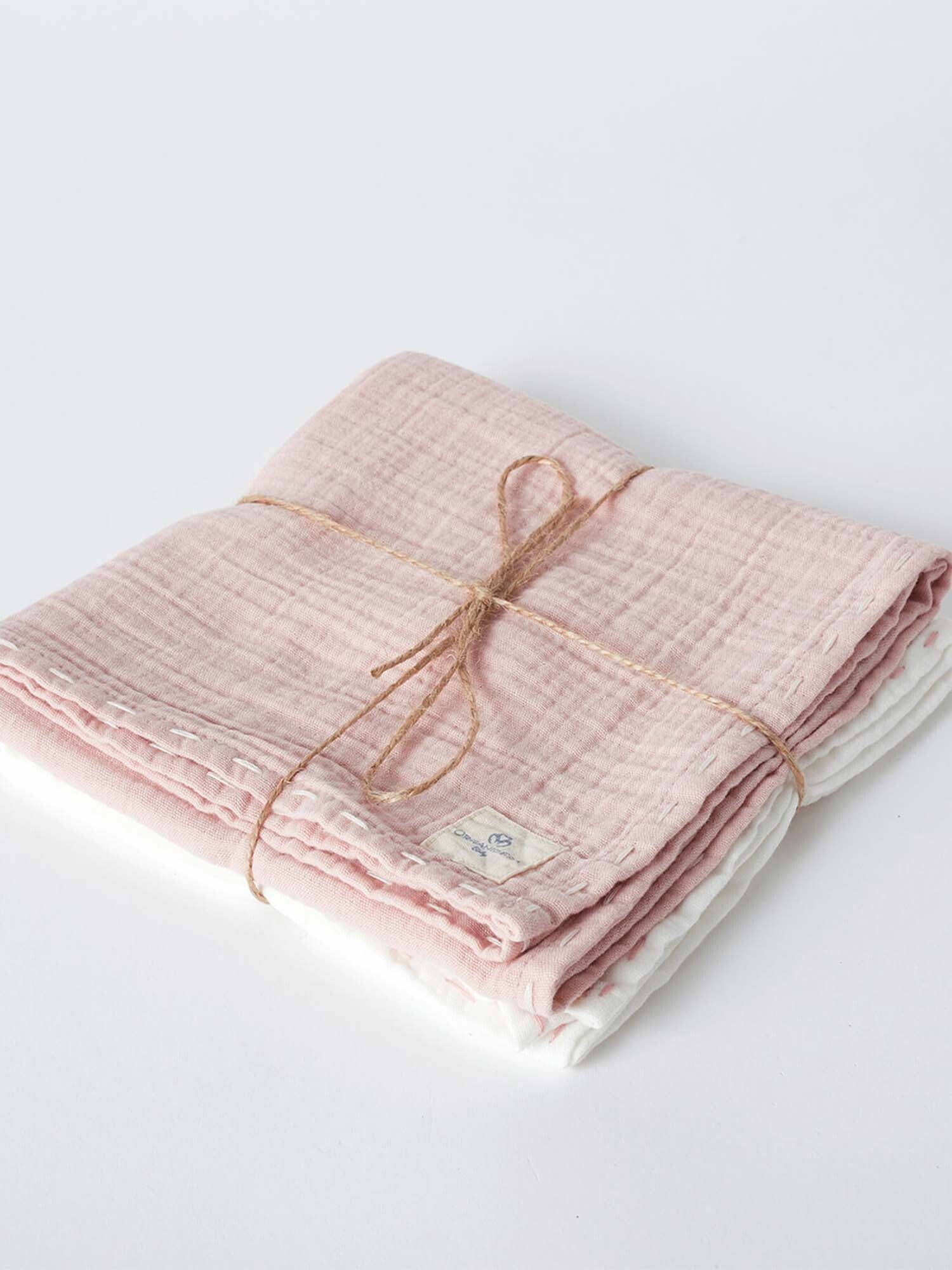 OrganicEra Spucktuch Baby Musselin-Tücher aus Bio-Baumwolle, (2-tlg), GOTS-zertifiziert