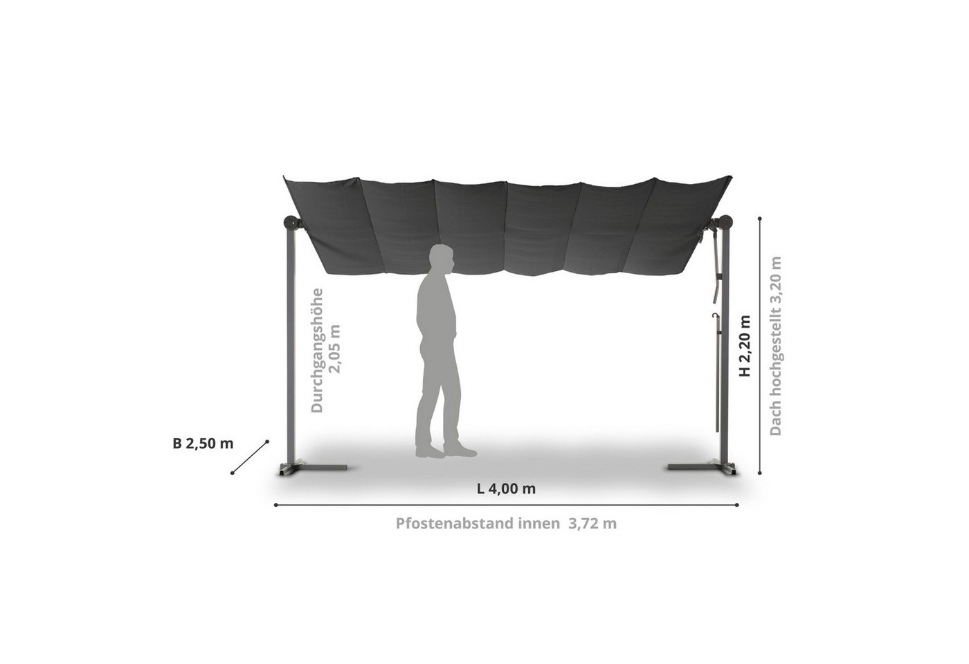 Thumbnail - Leco Standmarkise "WAVED" 4 x 2,5 x 2,20 m (L x B x H)