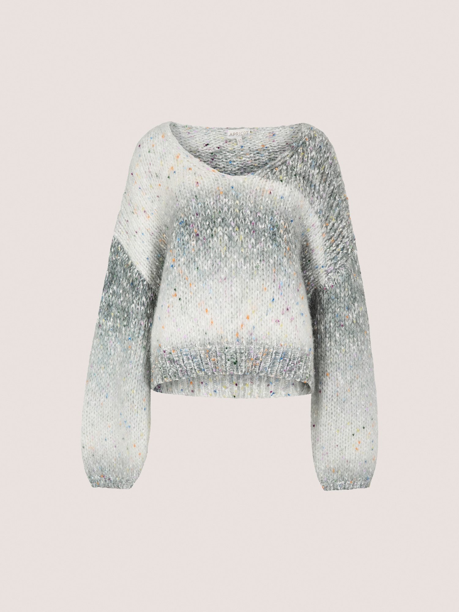 Apricot Strickpullover Oversized-Pullover aus Grobstrick