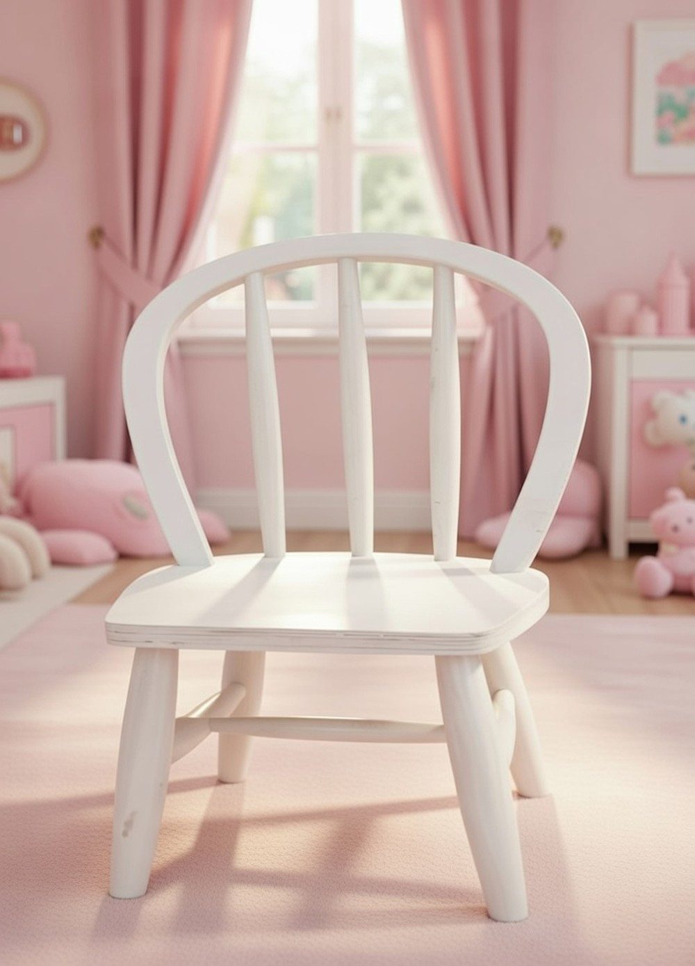 Xlmoebel Kinderstuhl Stylischer Holzstuhl für das Kinderzimmer im modernen Design, Made in Europa