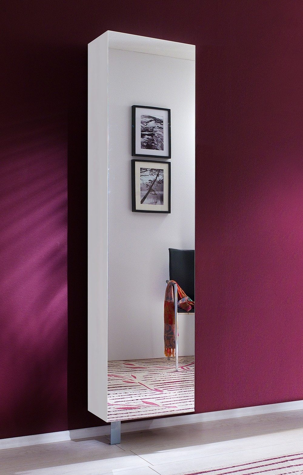 Mäusbacher Schuhschrank in weiß matt mit einer Tür und 10 Einlegeböden (BxH günstig online kaufen