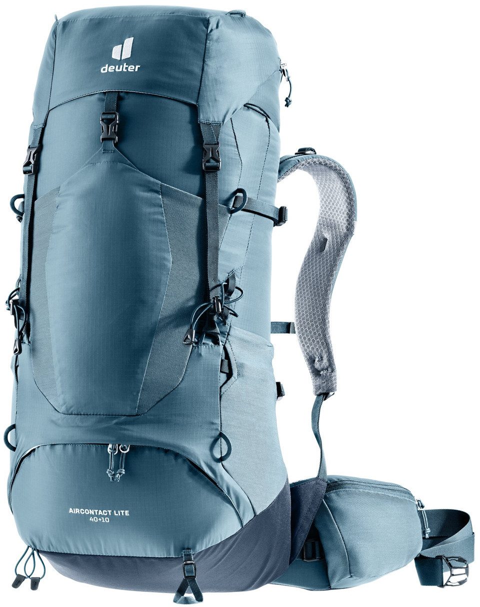 deuter Trekkingrucksack Aircontact Lite 40 + 10, für lange Touren und Abenteuer, geringes Gewicht, 50 Liter