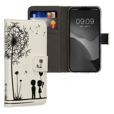kwmobile Handyhülle Wallet Case für Apple iPhone 13 mini, Hülle mit Ständer Kartenfächer - Handyhülle