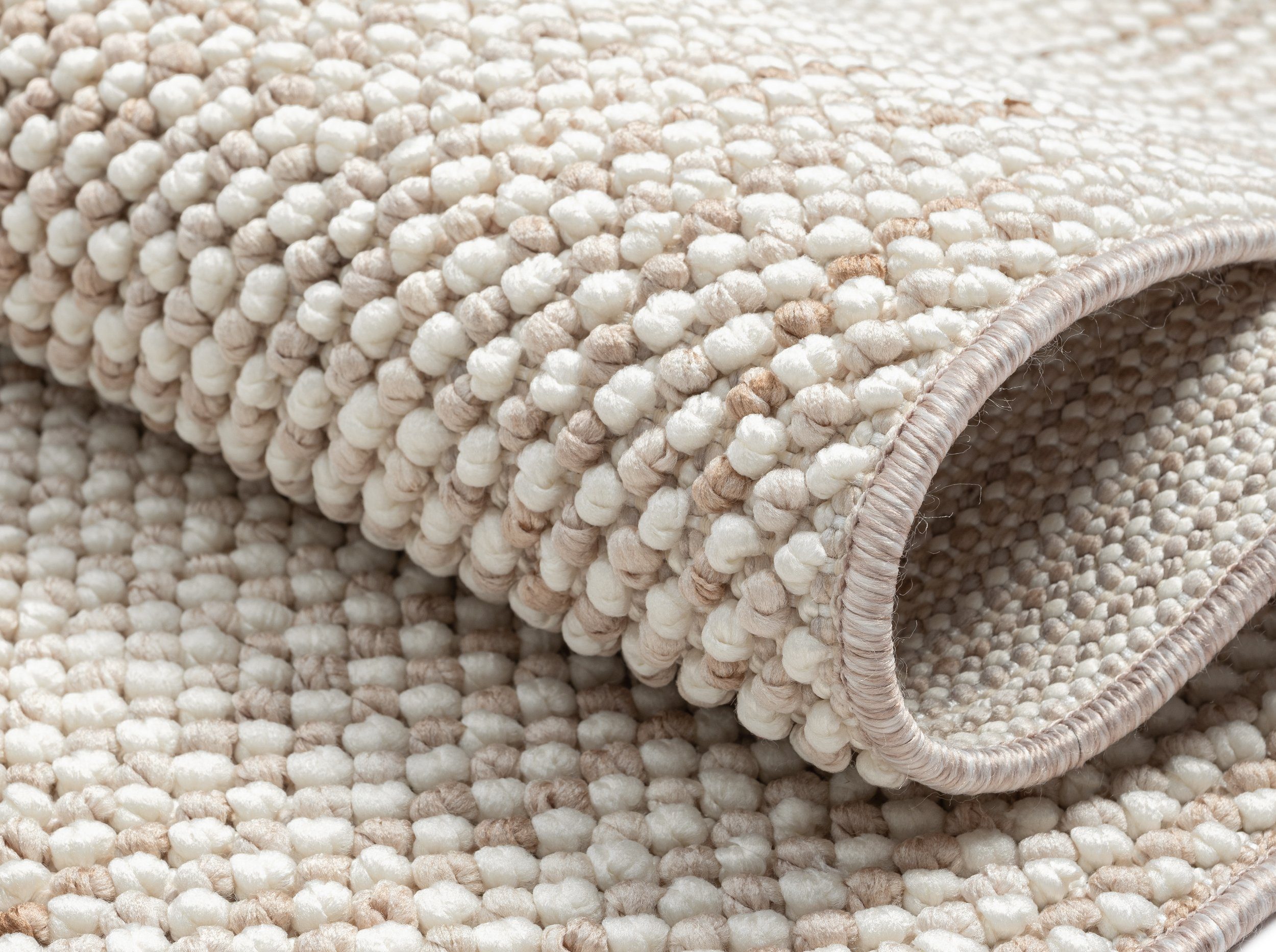 LebensWohnArt Teppich Teppich Eve rechteckig weiß günstig online kaufen