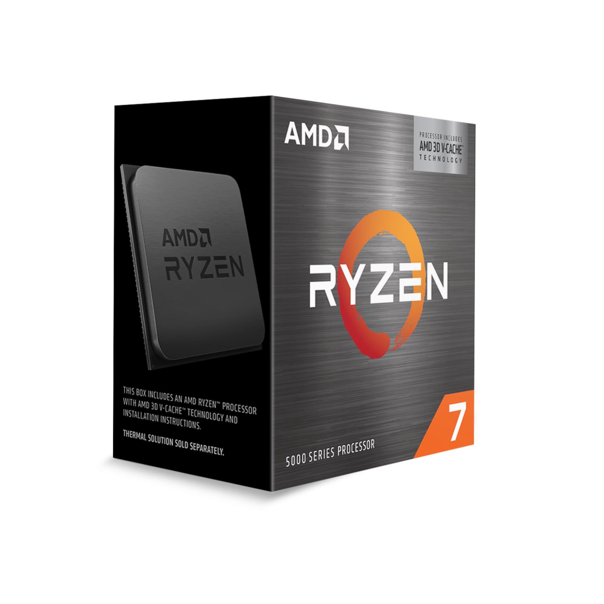 AMD Prozessor Ryzen 7 5800X3D CPU - 8x 3.40GHz - Sockel AM4 - Gaming, Turbo bis zu 4.5GHz - 16 Threads - PCIe 4.0 - Erhöhter Cache PCIe 4.0