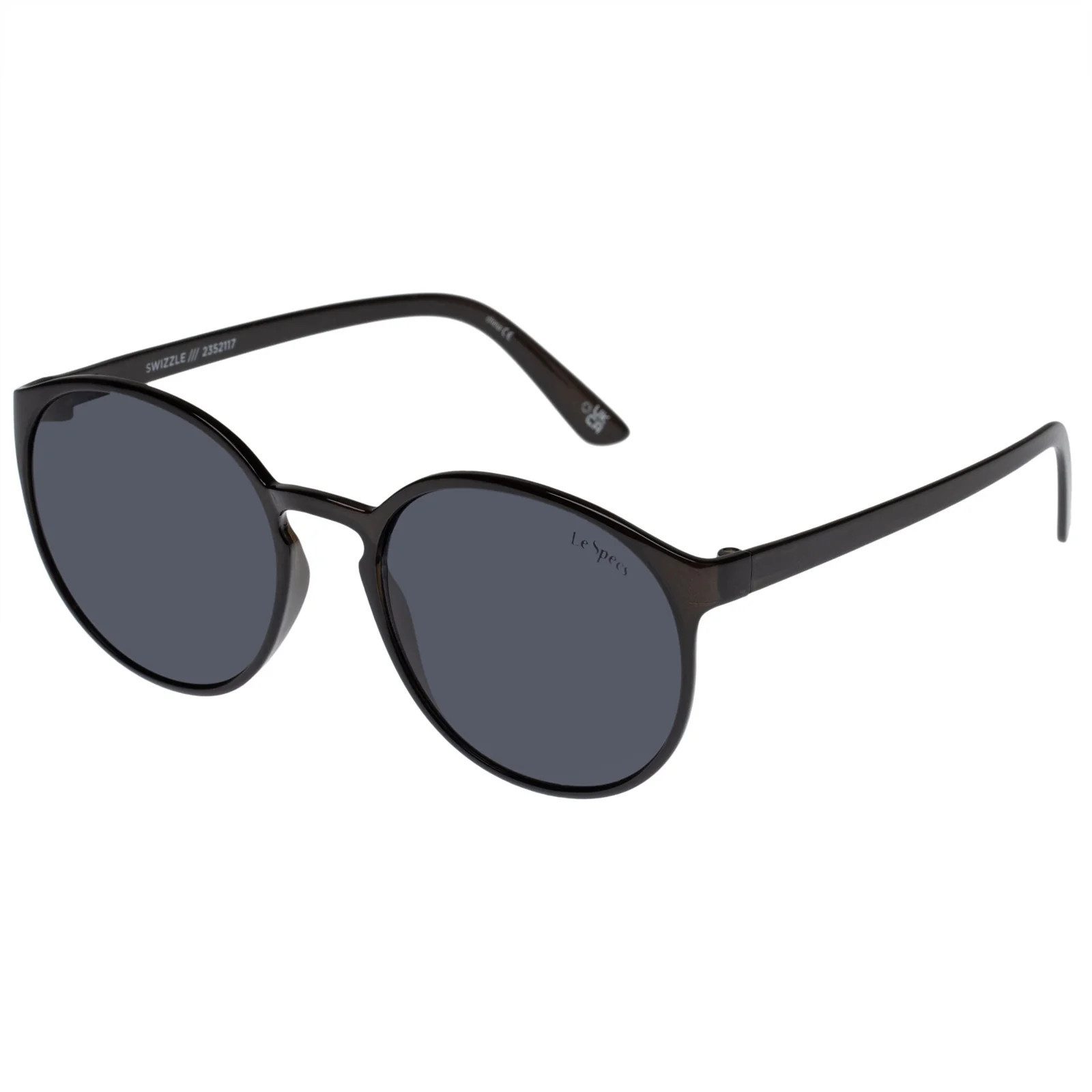 Sonnenbrille Damen und Herren - Swizzle in Charcoal rund mit UV-Schutz