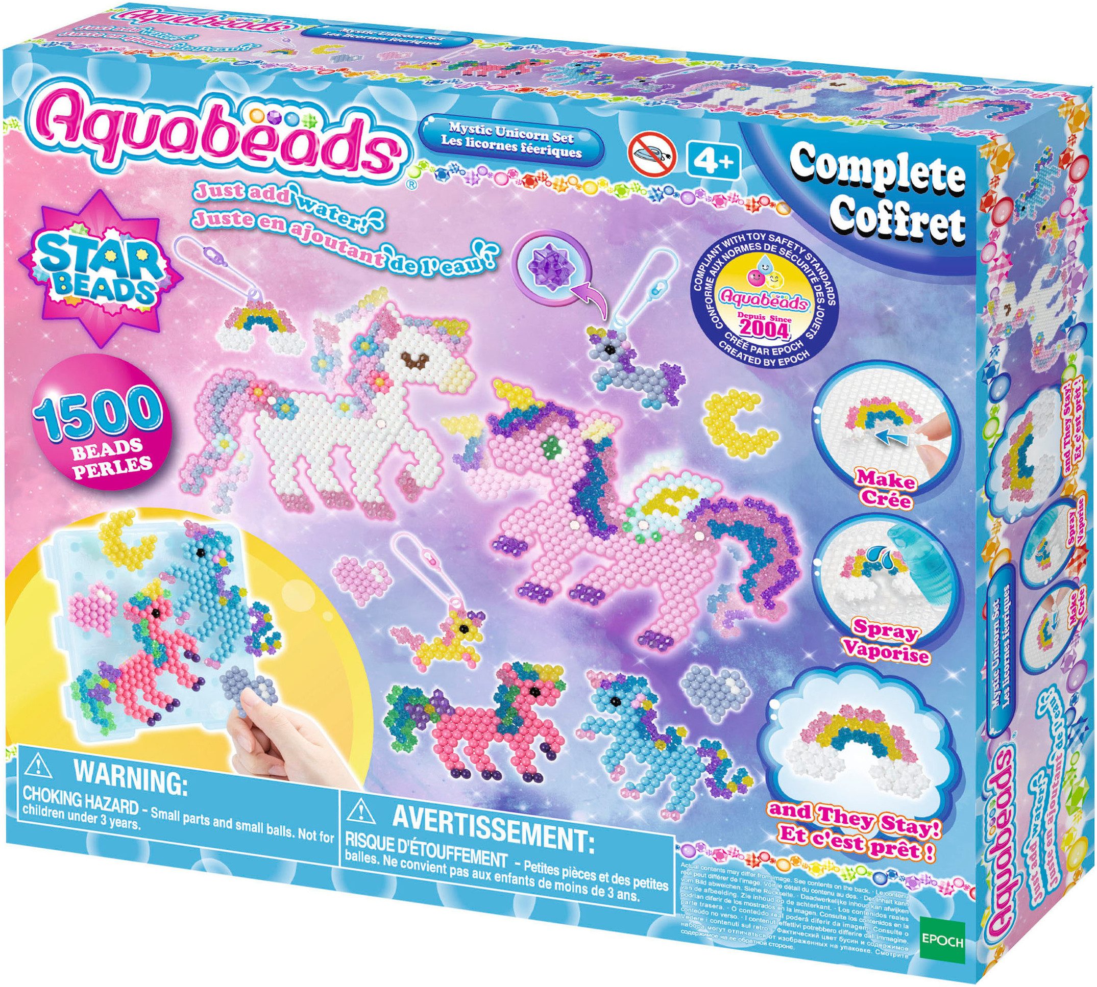 Aquabeads Kreativset Mystisches Einhorn Bastelset