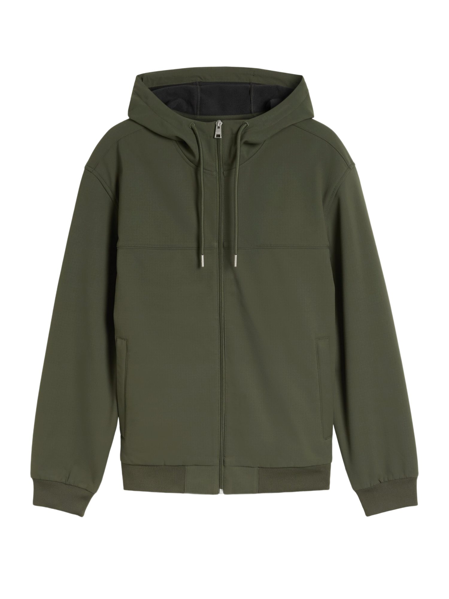 TOM TAILOR Denim Outdoorjacke O grün,Outdoor,Polyester,Unifarben,Kapuze,Lang,Regular Fit