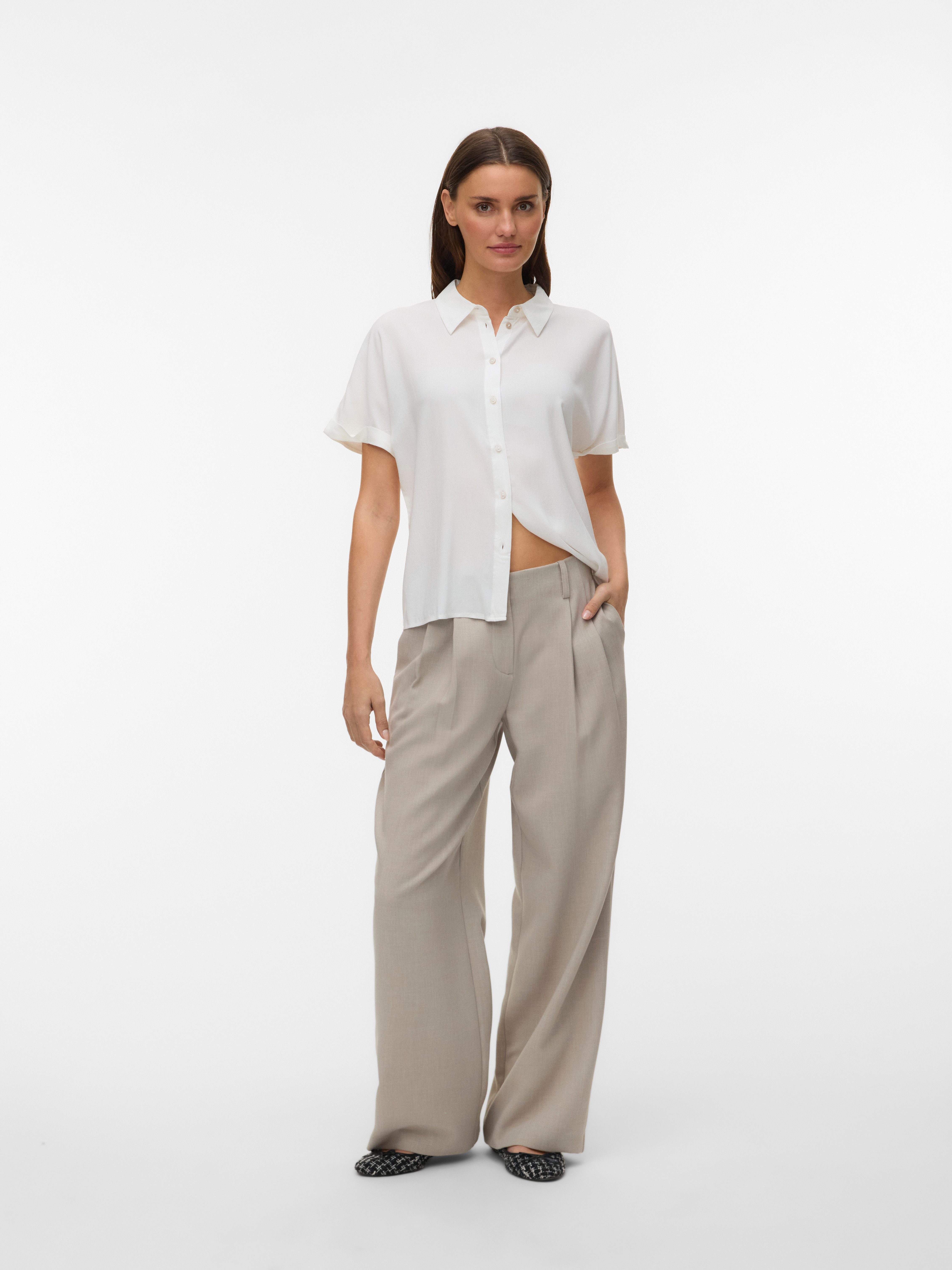 Kurzarmbluse VMALICE SS SHIRT WVN NOOS