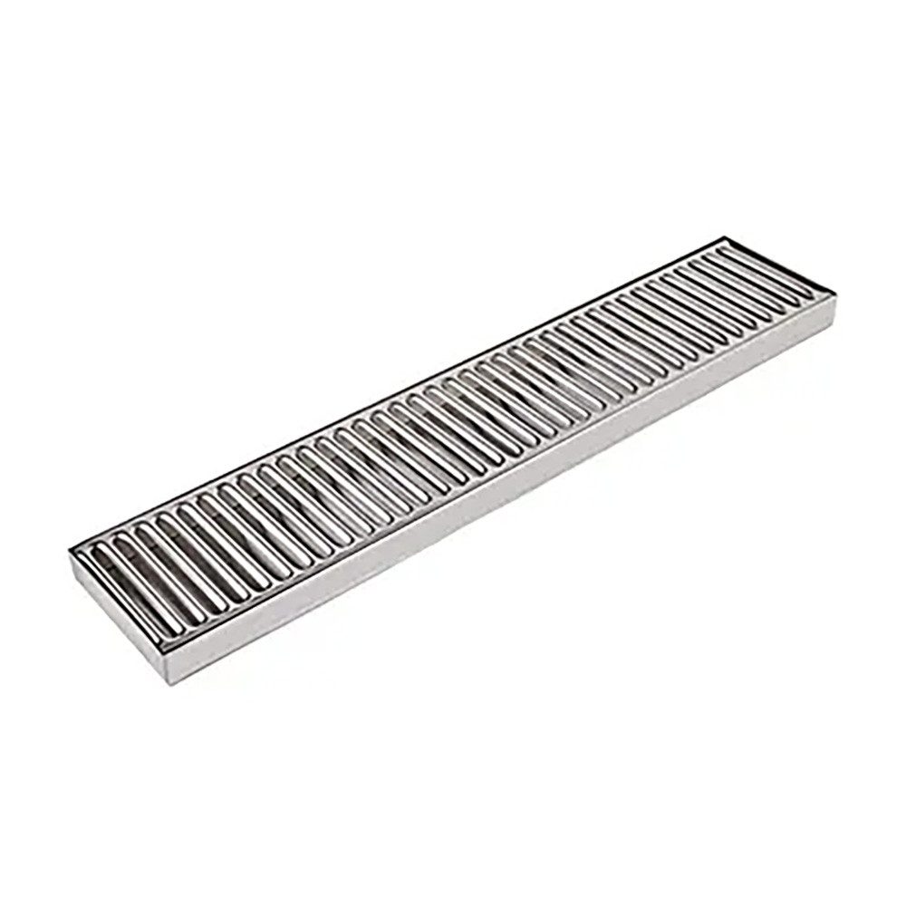ich-zapfe Tropfschale Tropfblech, Abtropfblech, Tropfschale lange aus Edelstahl - 490 x 100, mm