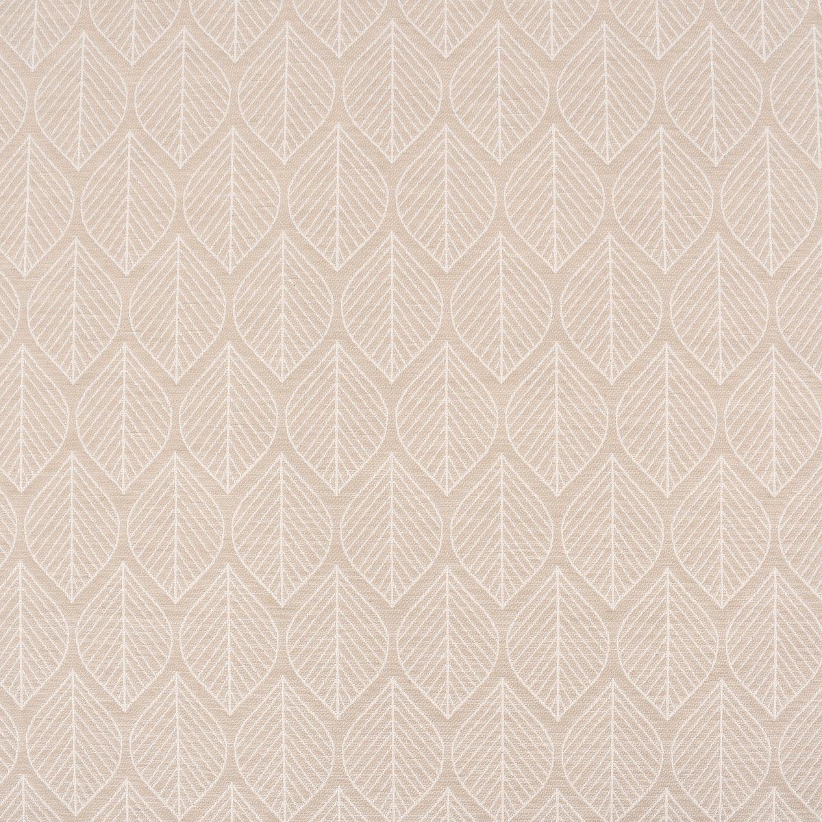 Thumbnail - Stoff Dekostoff Doubleface Premium Leaf Retro Scandi Blätter beige 1,4m
