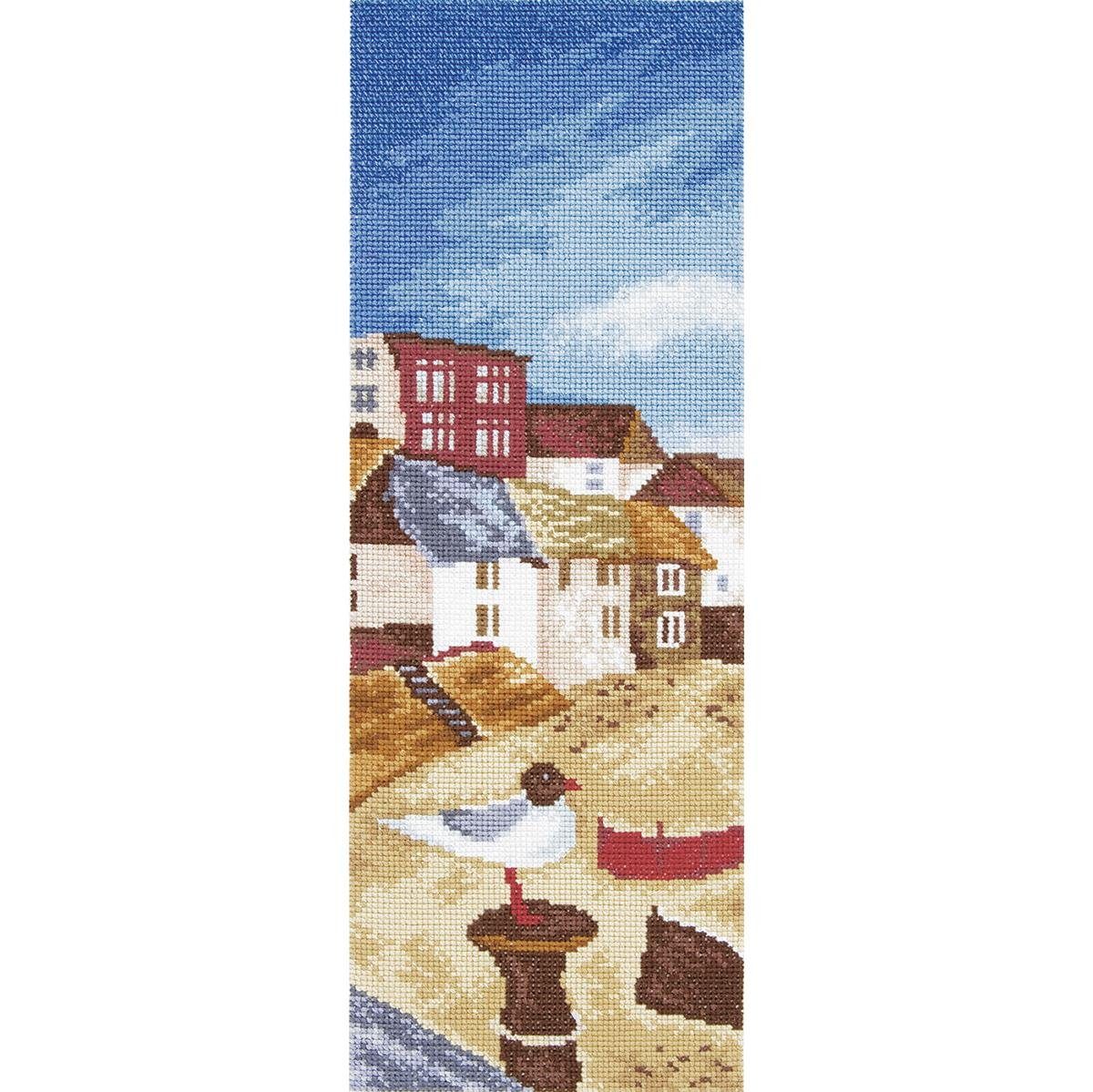 RTO Kreativset RTO Kreuzstich Set "In der Bucht" M388, Zählmuster, 14x39 cm, (embroidery kit by Marussia)