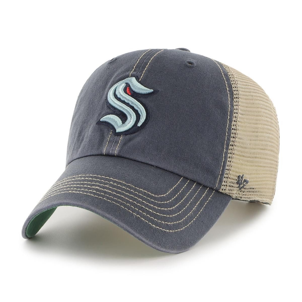 '47 Brand Trucker Cap '47 Brand Cap NHL Seattle Kraken Trawler '47 CLEAN UP (Basecap, Meshcap, Trucker Kappe)