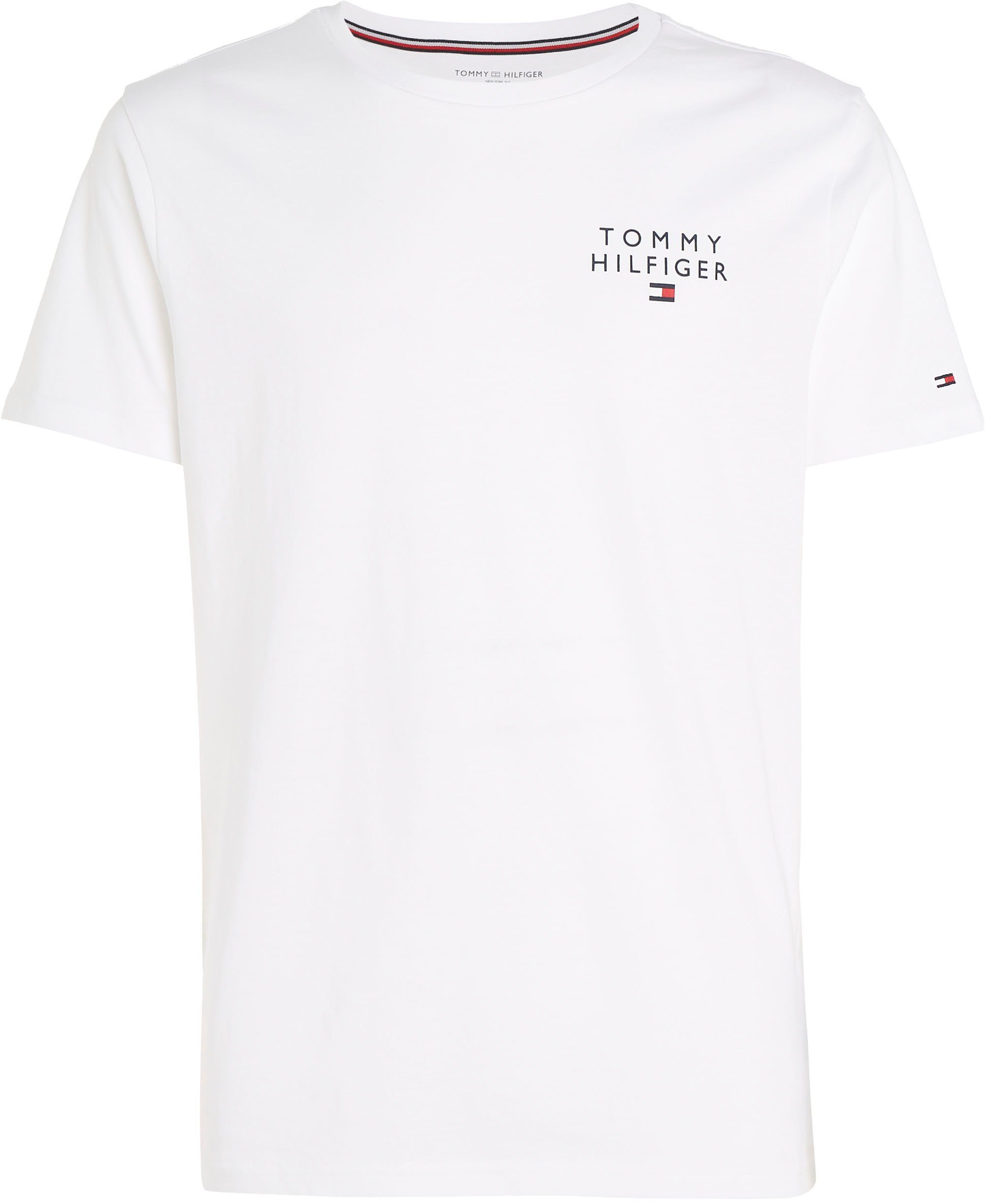Tommy Underwear CN Tommy TEE White Hilfiger T-Shirt SS Hilfiger LOGO mit Markenlogo-Druck