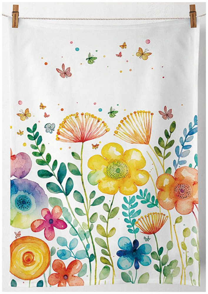 Ambiente® Geschirrtuch Vibrant spring, (1-tlg., 1-teilig), günstig online kaufen