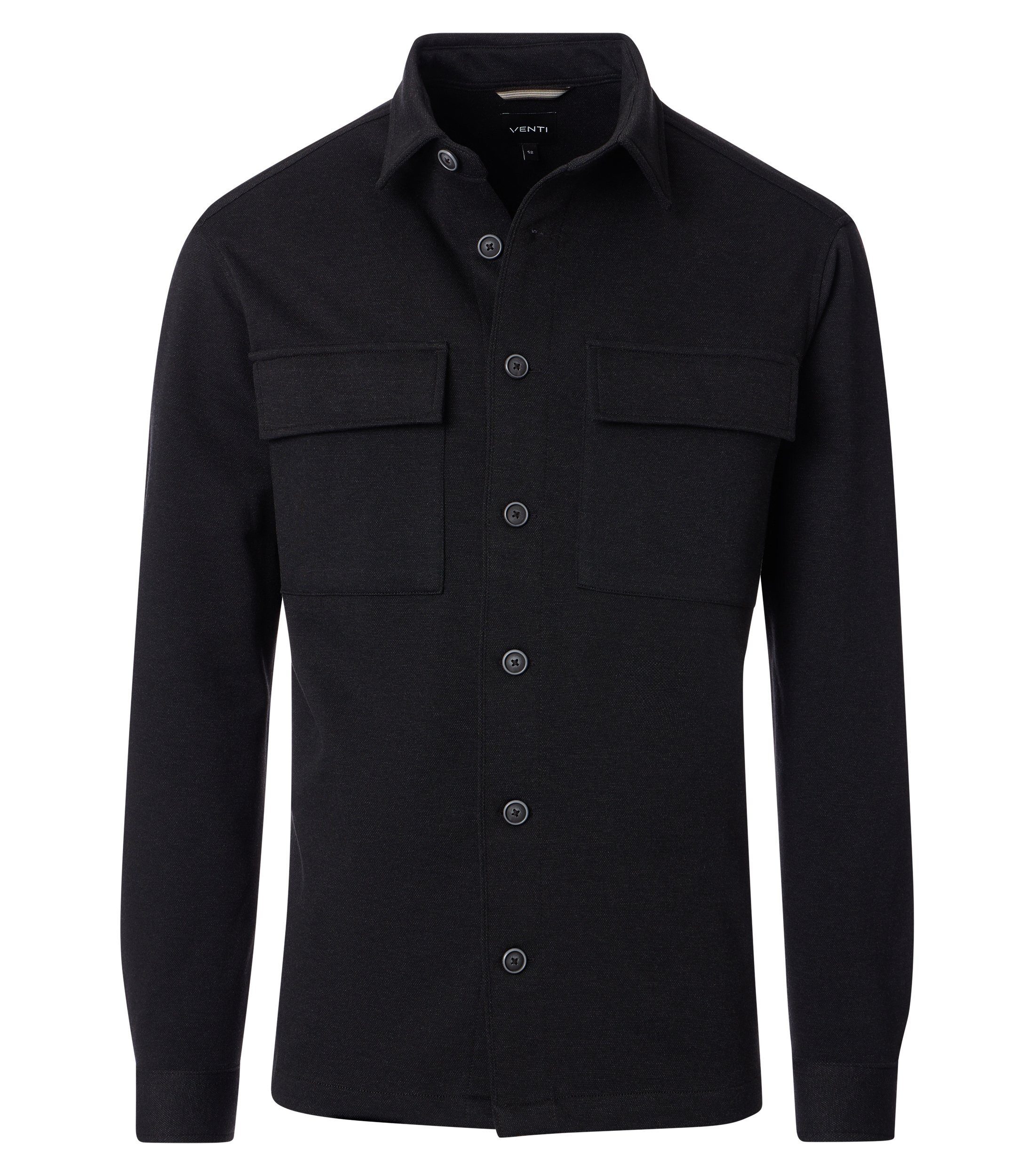 VENTI Langarmhemd VENTI Hemdjacke uni günstig online kaufen