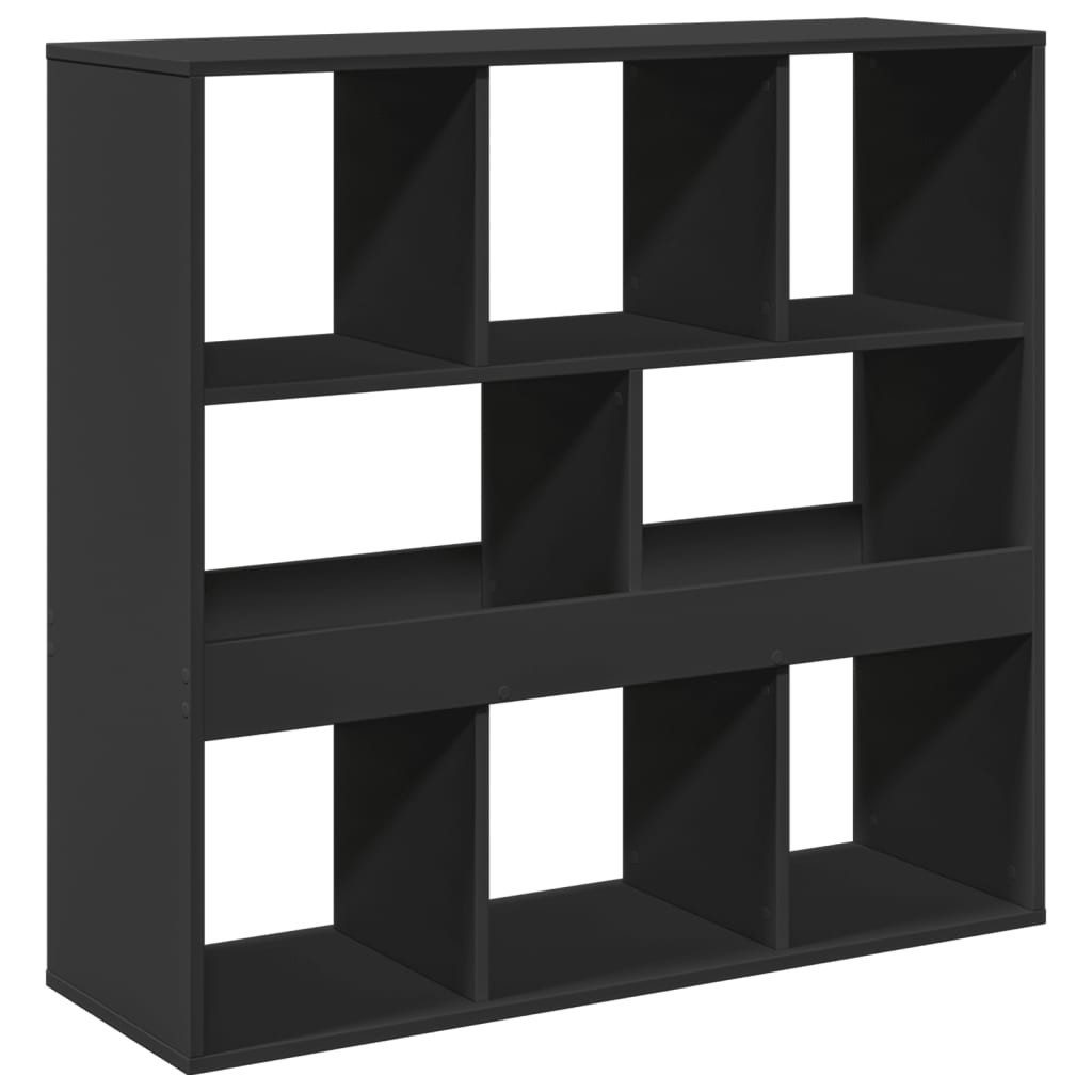 vidaXL Bücherregal Bücherregal/Raumteiler Schwarz 100x33x94,5 cm, günstig online kaufen