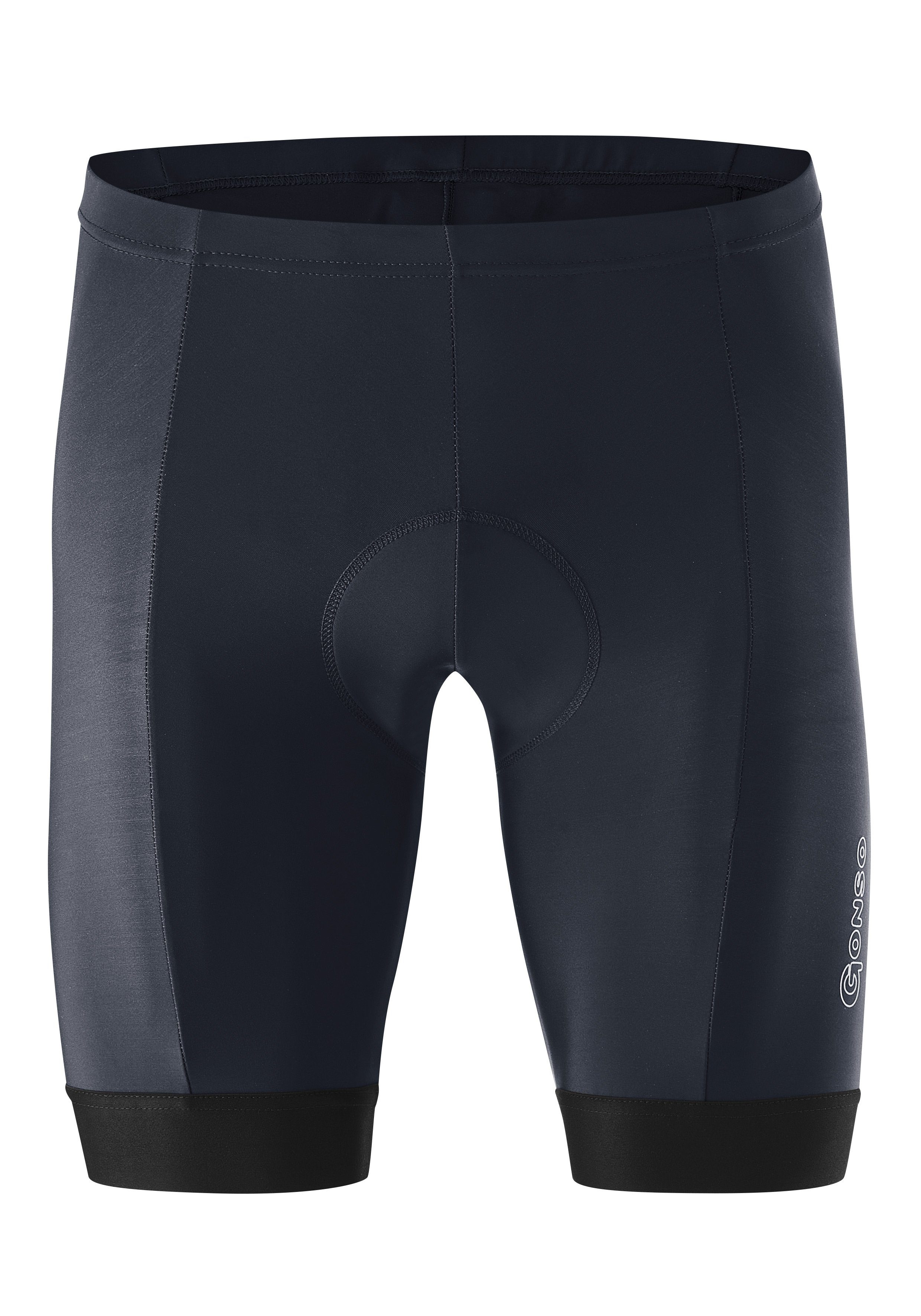 Gonso Fahrradhose Cancun kurze Herren Radlerhose mit Sitzpolster, strapazierfähige Radhose