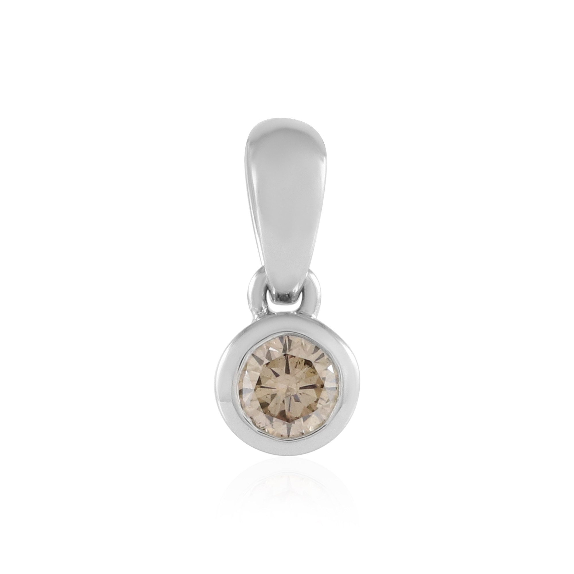 Cavill Kettenanhänger Schokoladen-Diamant-Platin-Anhänger 0,221 ct (1-tlg)