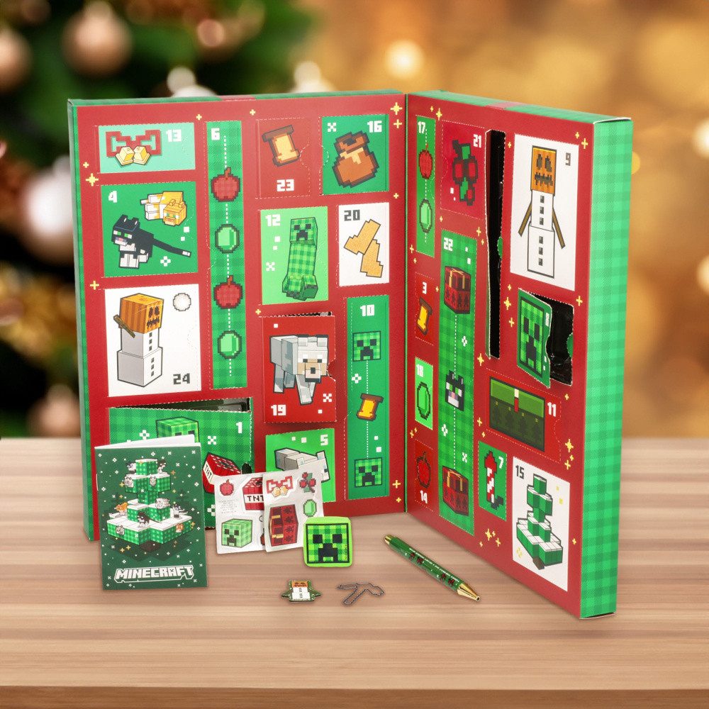 Paladone Adventskalender Minecraft Adventskalender Schreibwaren 24 Day
