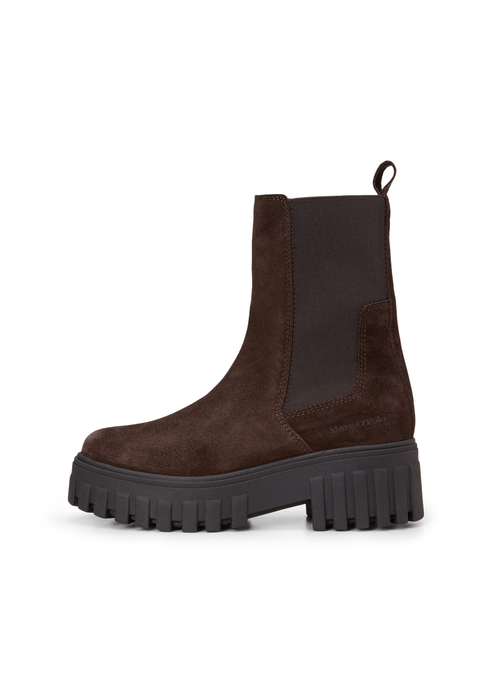 Marc O'Polo aus geöltem Veloursleder Chelseaboots