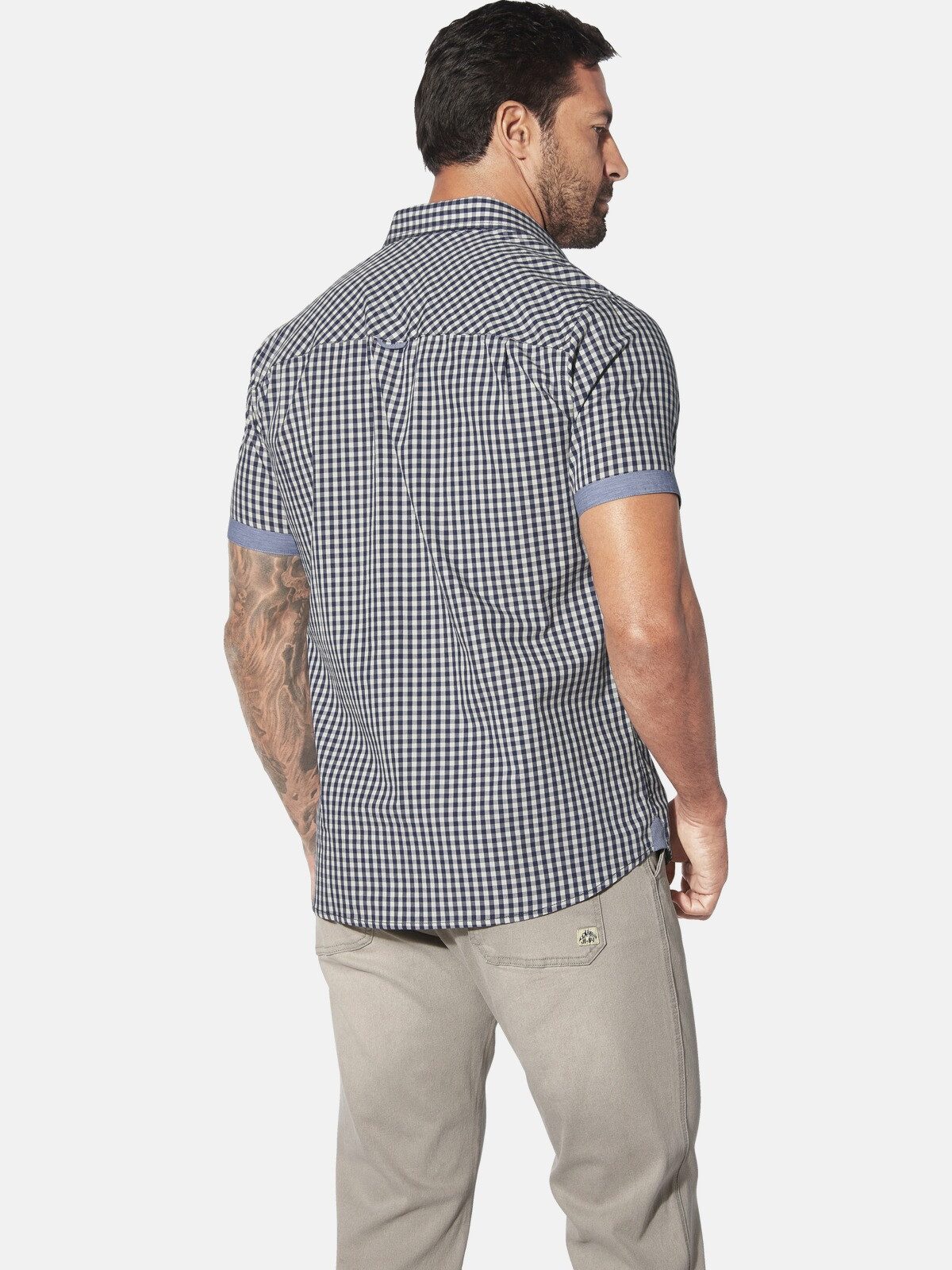 Jan Vanderstorm Kurzarmhemd GHOTIN im Karo-Design günstig online kaufen