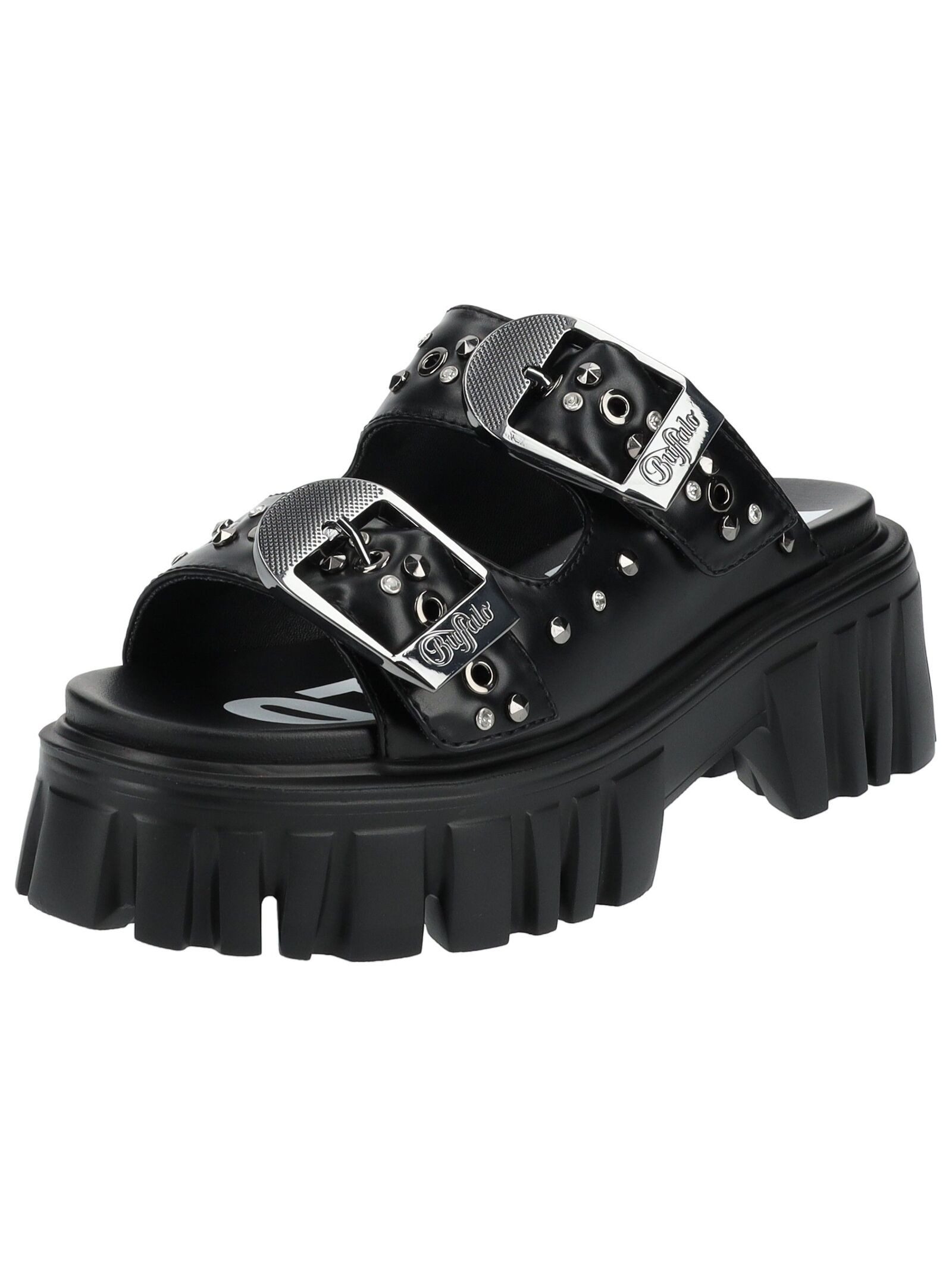 Buffalo Pantoletten Lederimitat Pantolette günstig online kaufen