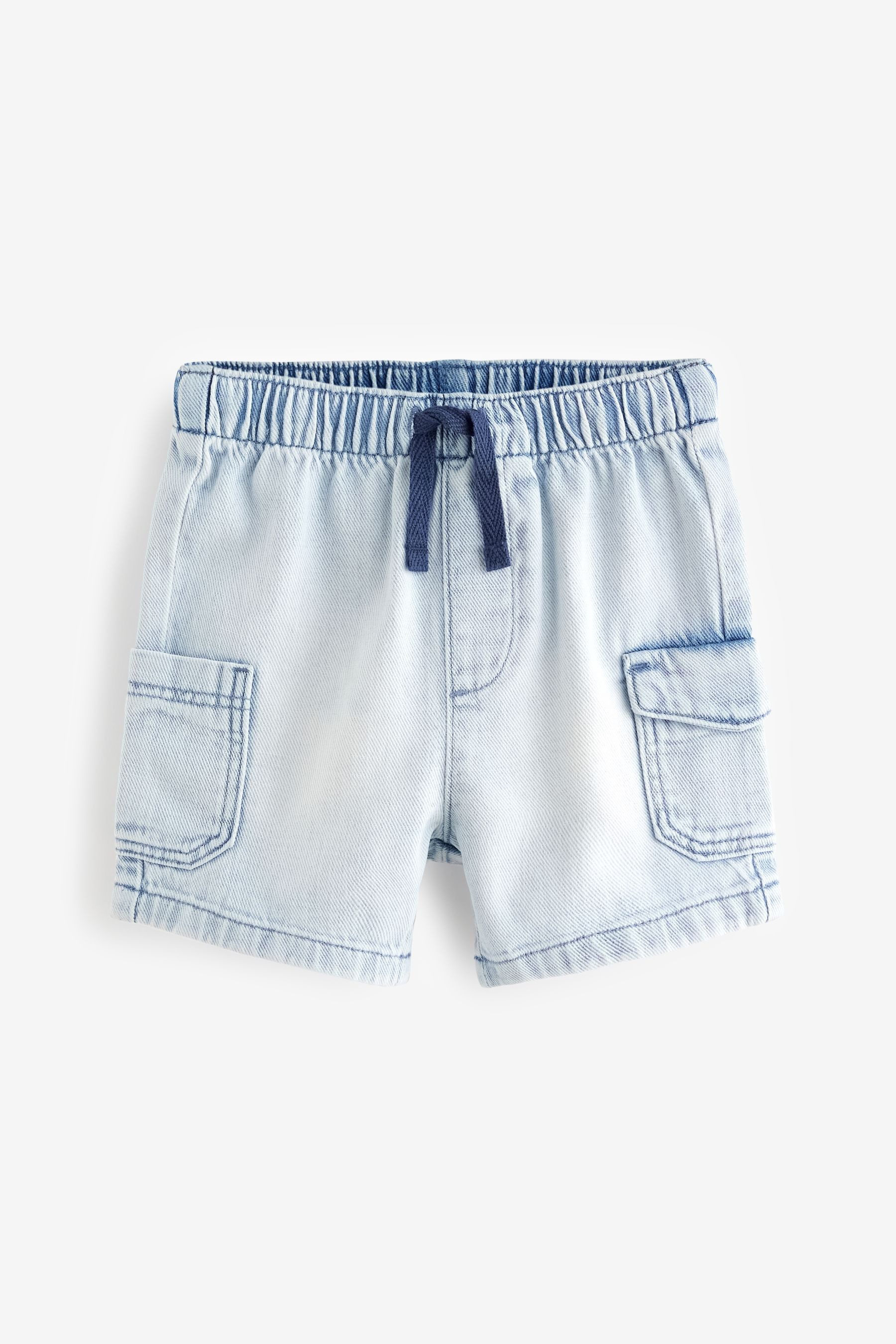 Next Jeansshorts Cargo-Jeansshorts zum Reinschlüpfen (1-tlg)