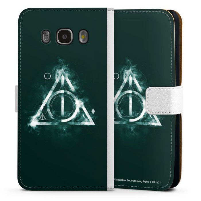DeinDesign Handyhülle Harry Potter Heiligtümer des Todes Offizielles Lizenzprodukt Samsung Galaxy J5 (2016) Hülle Handy Flip Case Wallet Cover