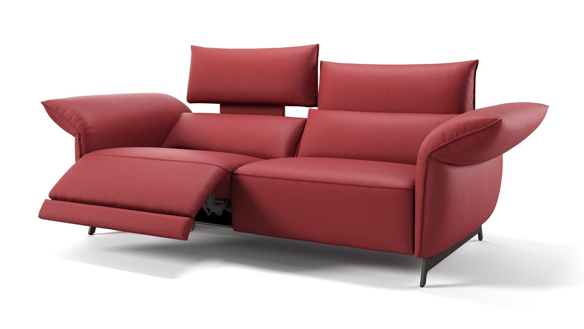 3-Sitzer Sofa Einzelsofa Leder Sofanella